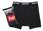 Supreme®/Hanes® Boxer Briefs (4 Pack) - Black