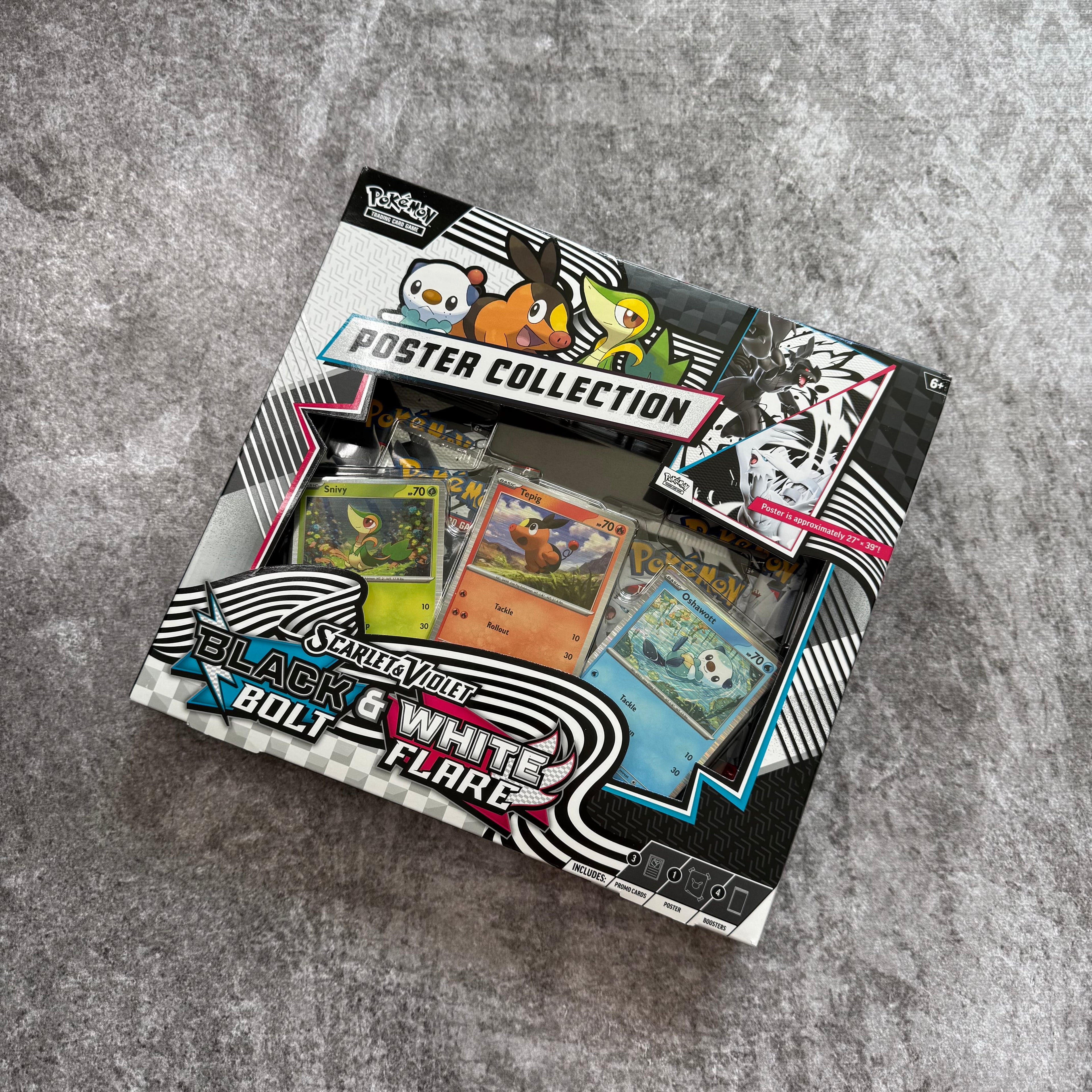 Black Bolt & White Flare - Poster Collection box