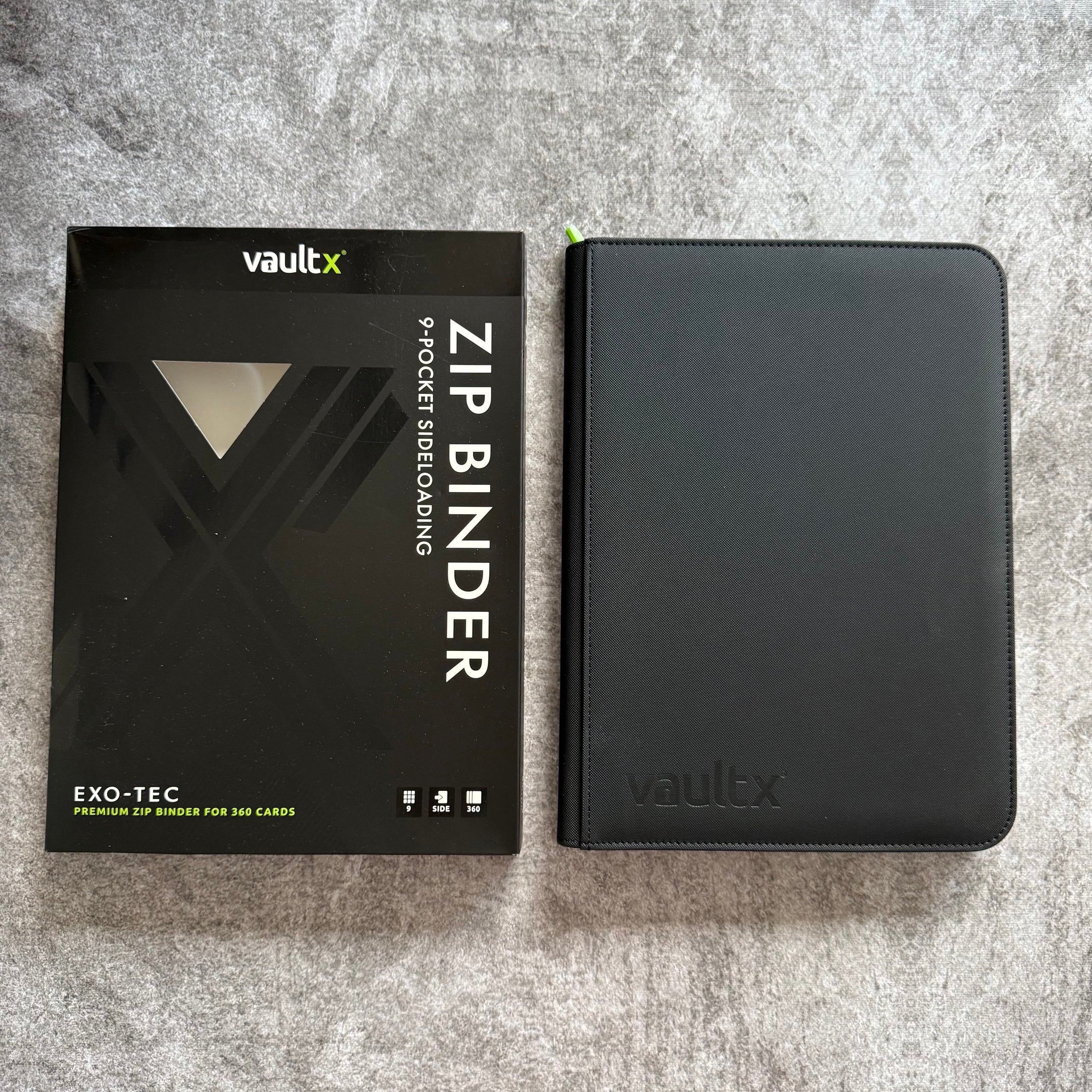 VaultX 9-Pocket Exo-Tec® Zip Binder