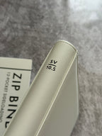 VaultX 12-Pocket Exo-Tec Zip Binder SV10.5 White (EDICION LIMITADA)