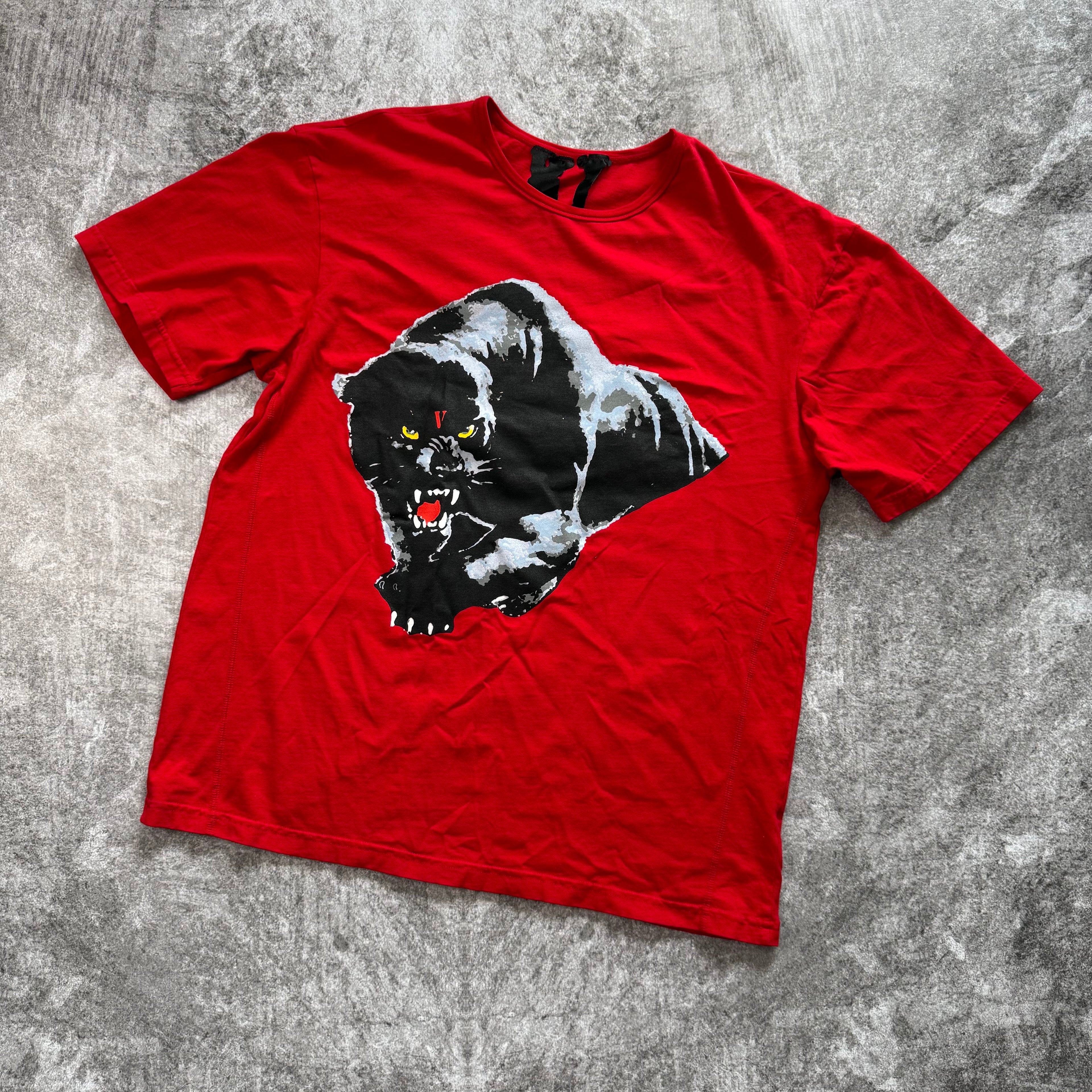 Remera Vlone Panther - Red