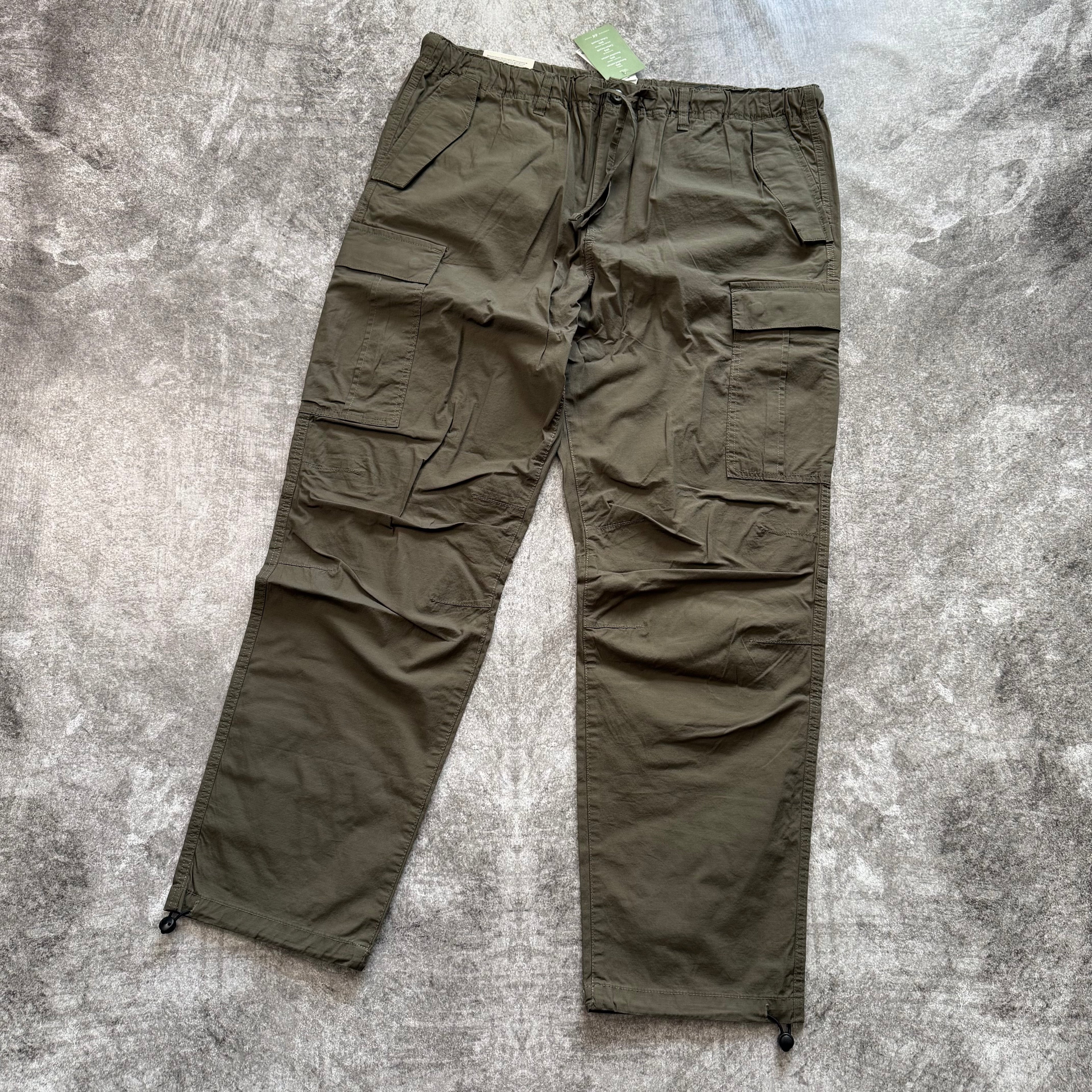 Cargo Pants H&M "Regular Fit Ripstop" - Khaki green