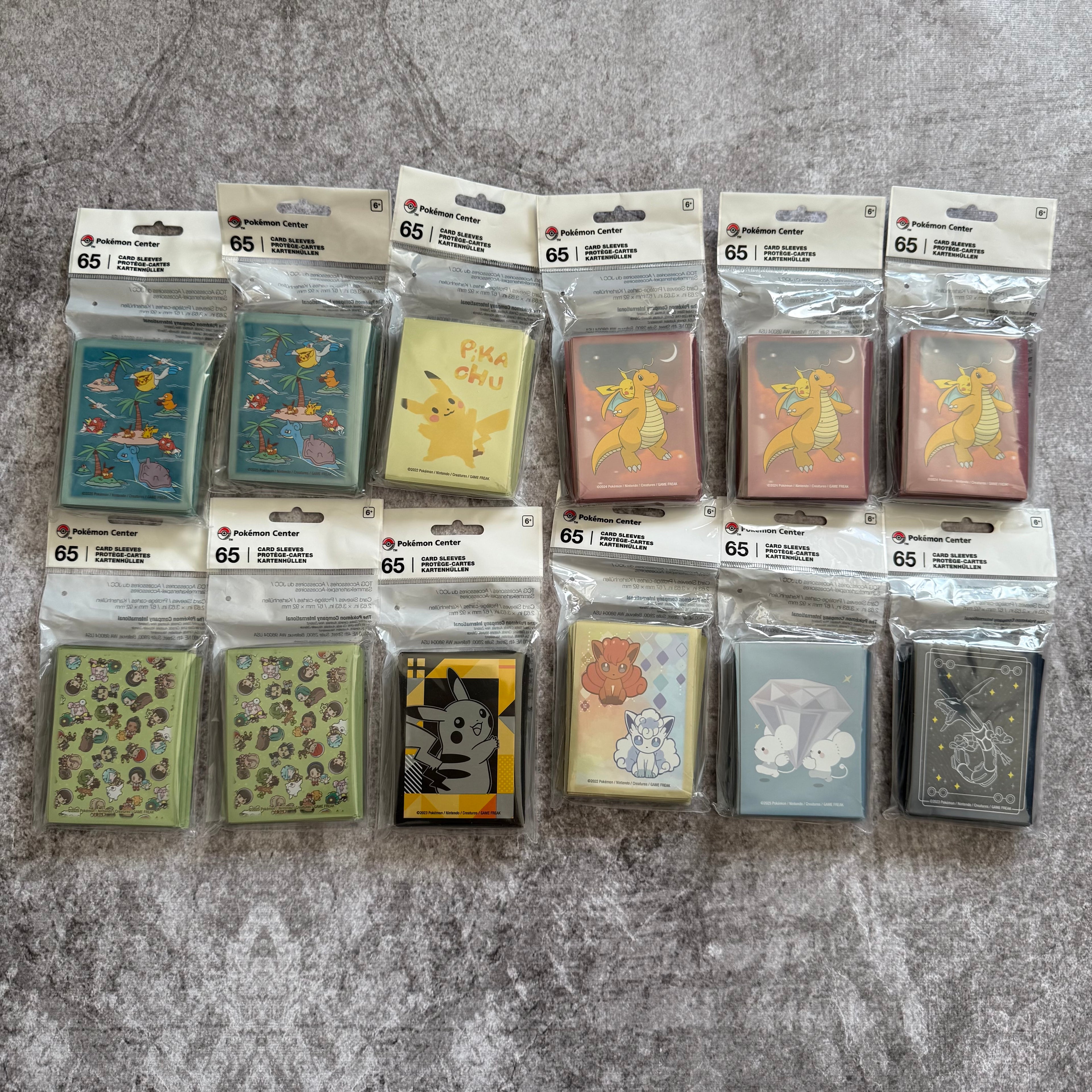 Sleeve de Pokemon Center (x65)