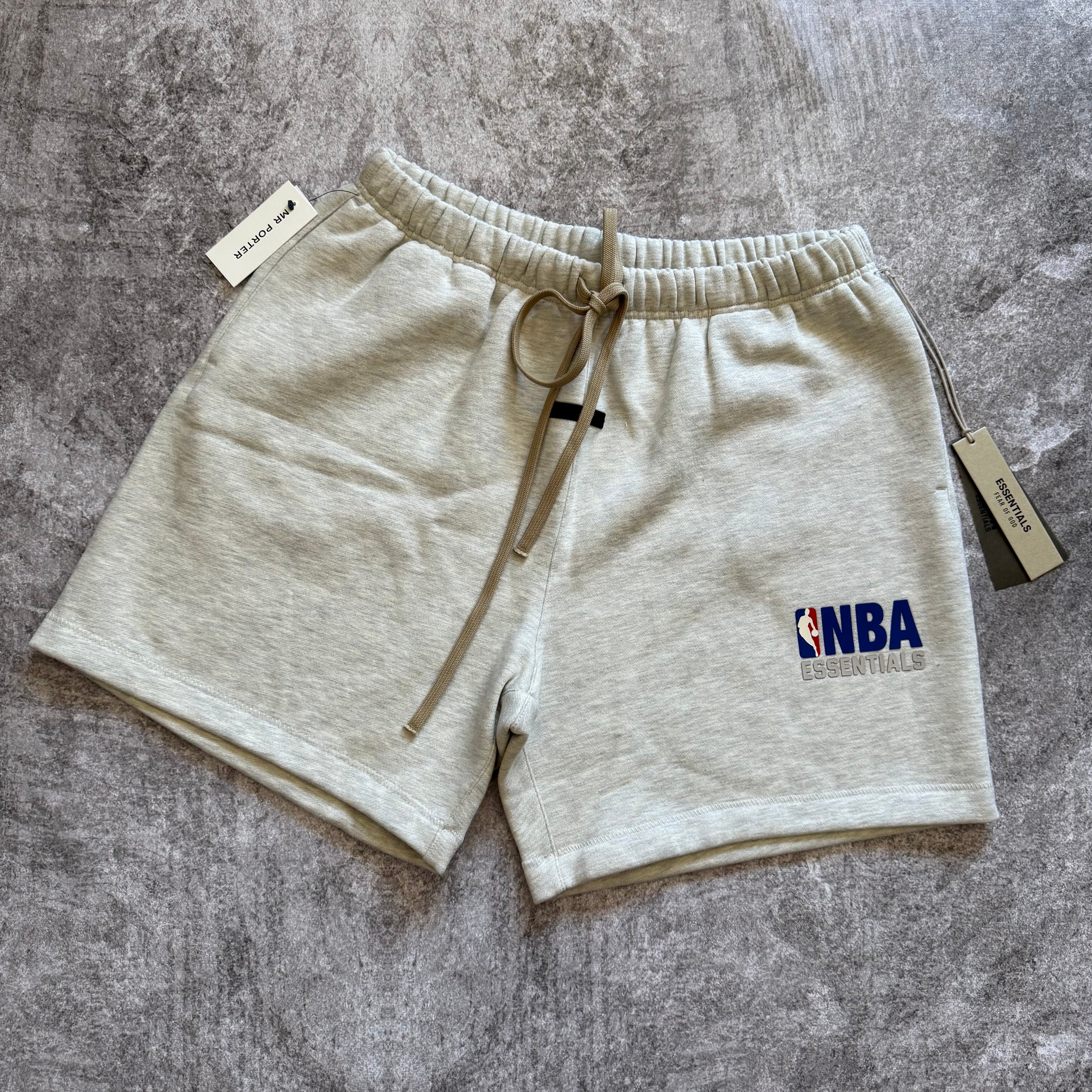 Sweatshort Essentials x NBA - Light oatmeal (FR)