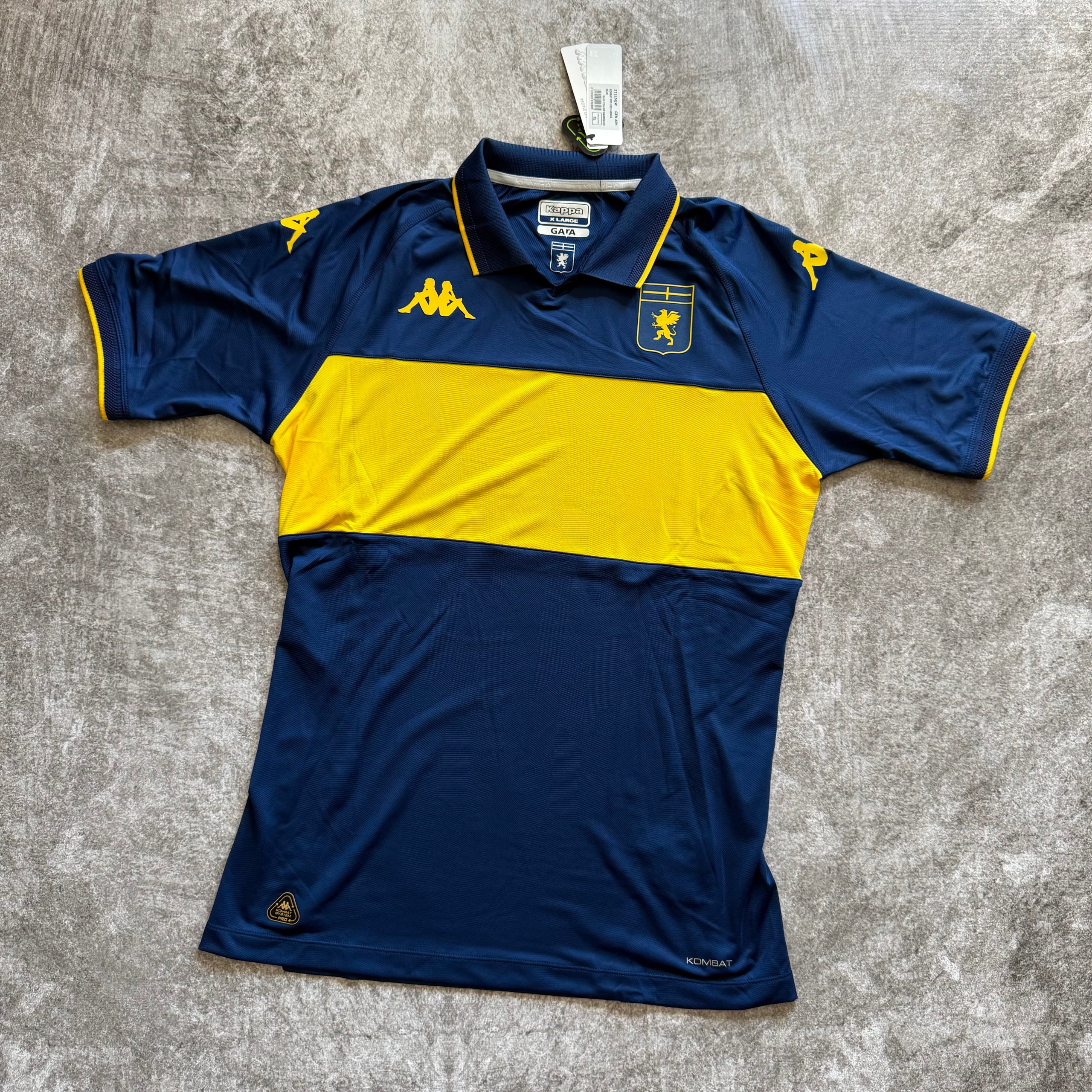 Camiseta Kappa Genoa "Kombat pro 2025 Boca Juniors" - Blue