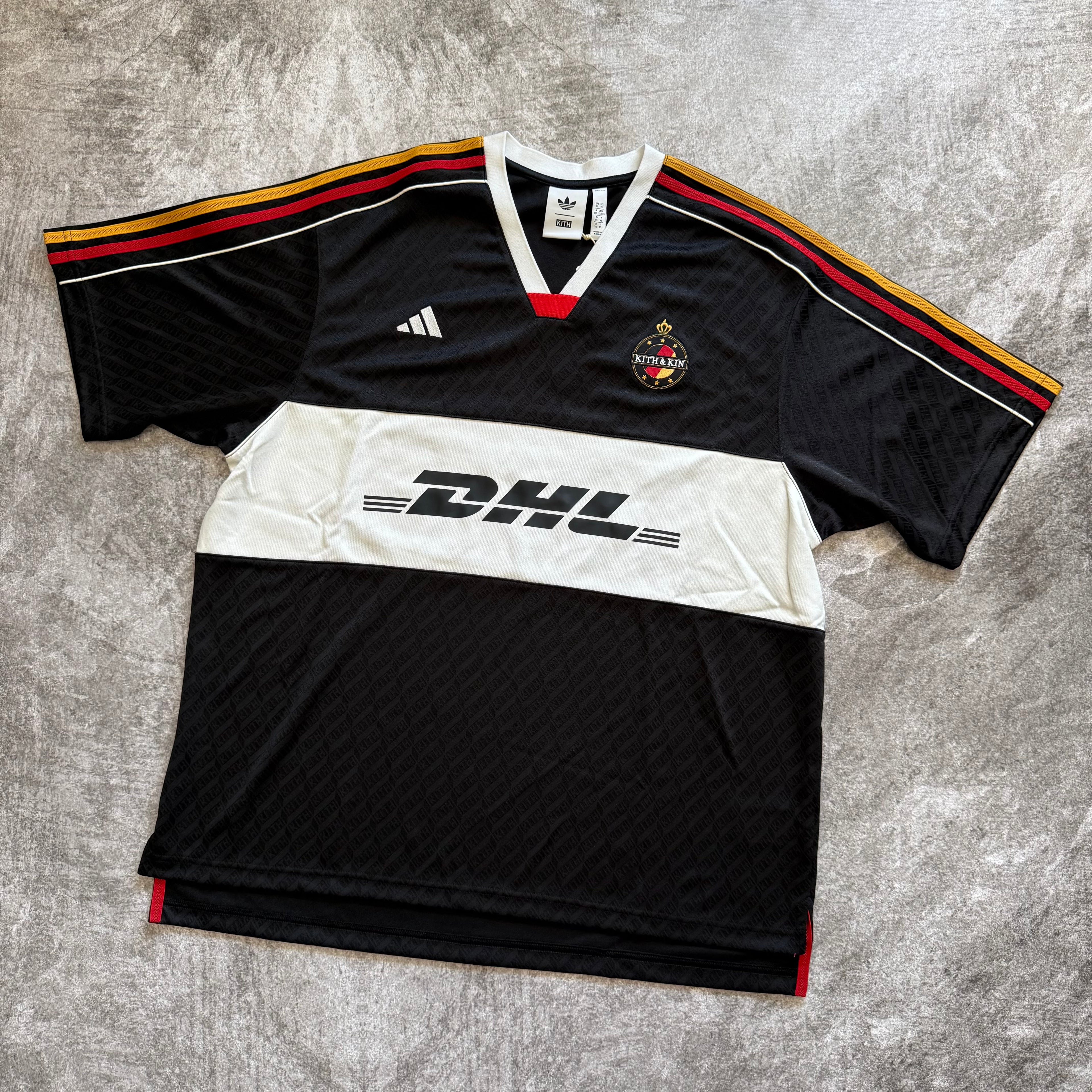 Jersey KITH x Adidas Football "DHL EXPRESS" - Black
