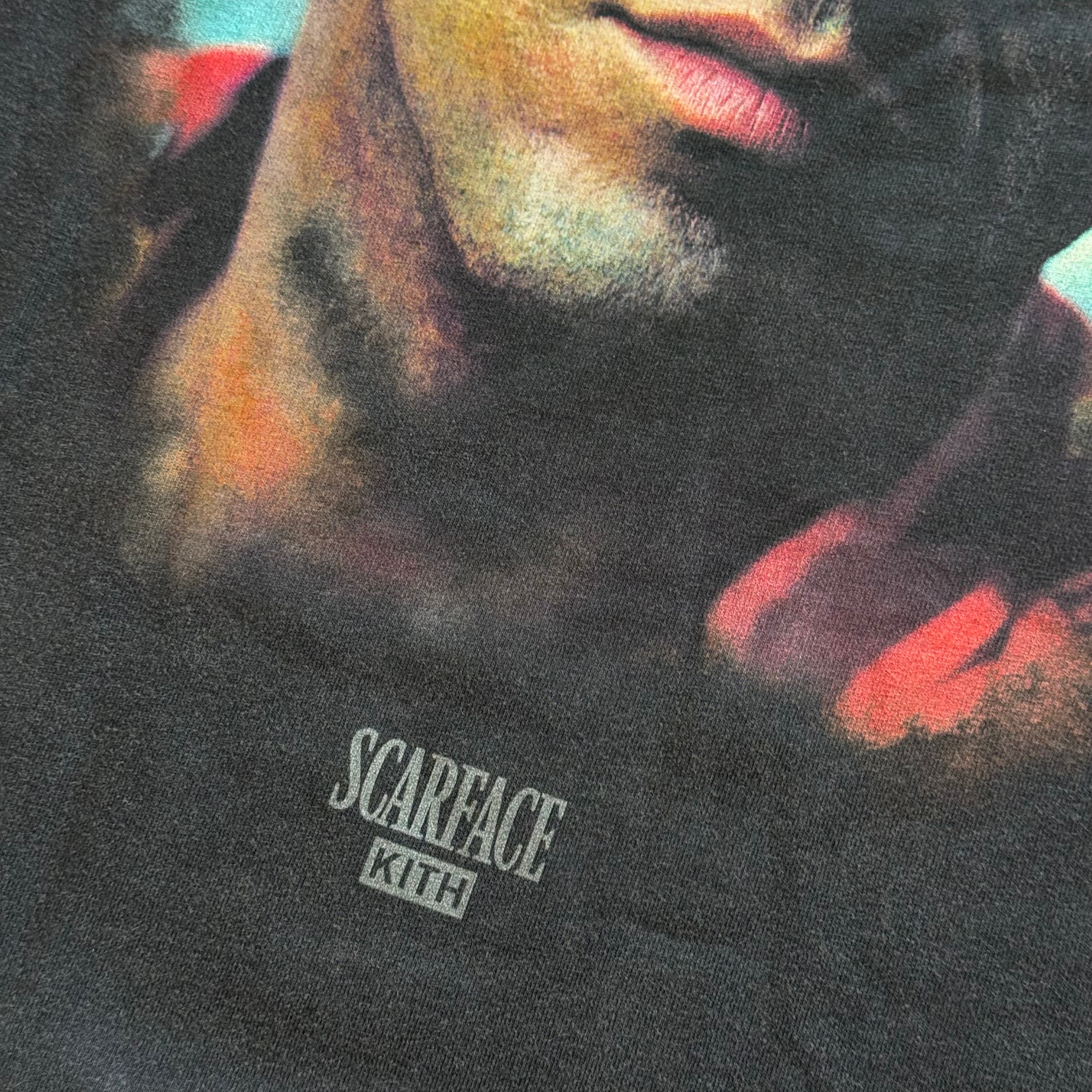 Kith for Scarface Tony Portrait Vintage Tee - Black