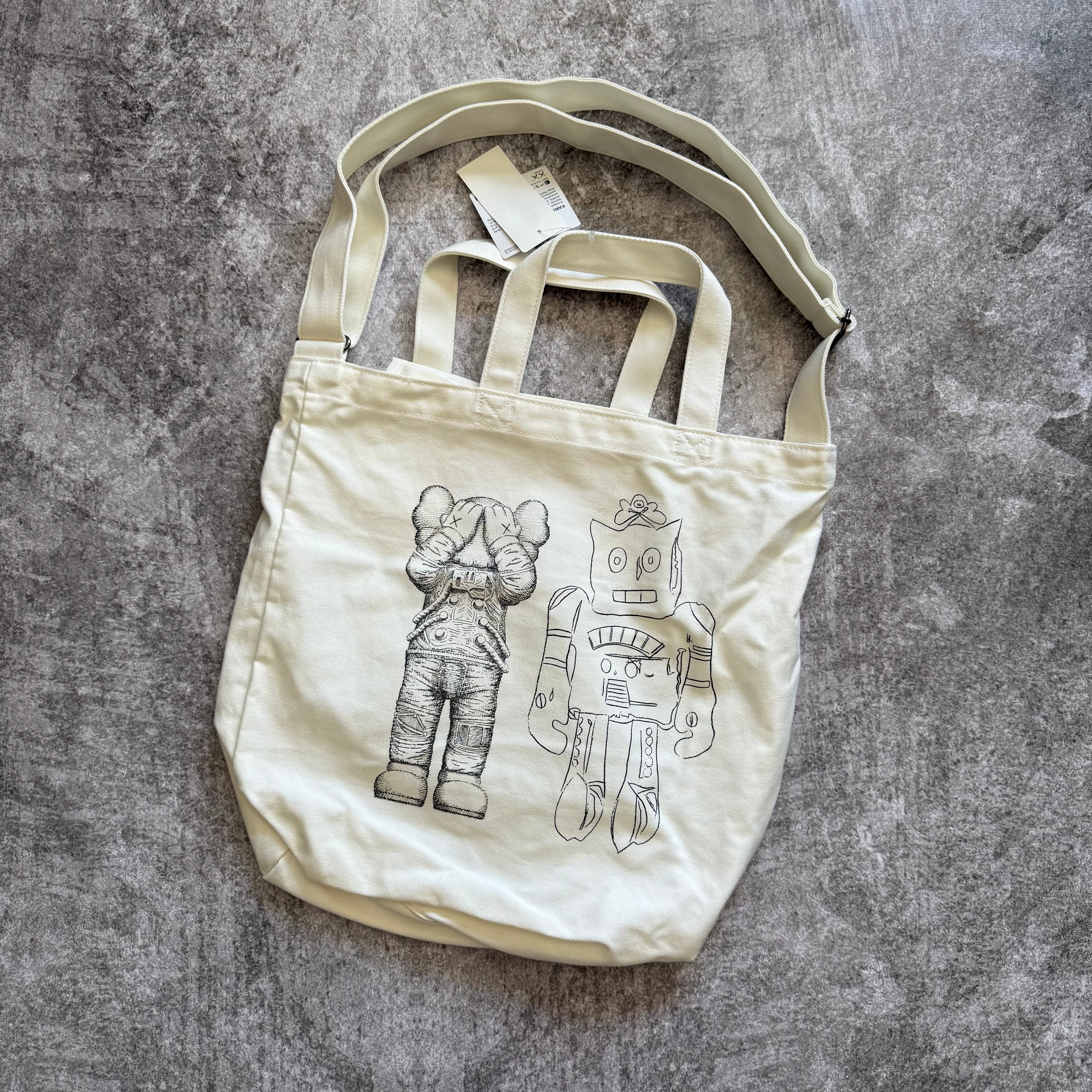 Tote bag Uniqlo x Kaws + Warhol