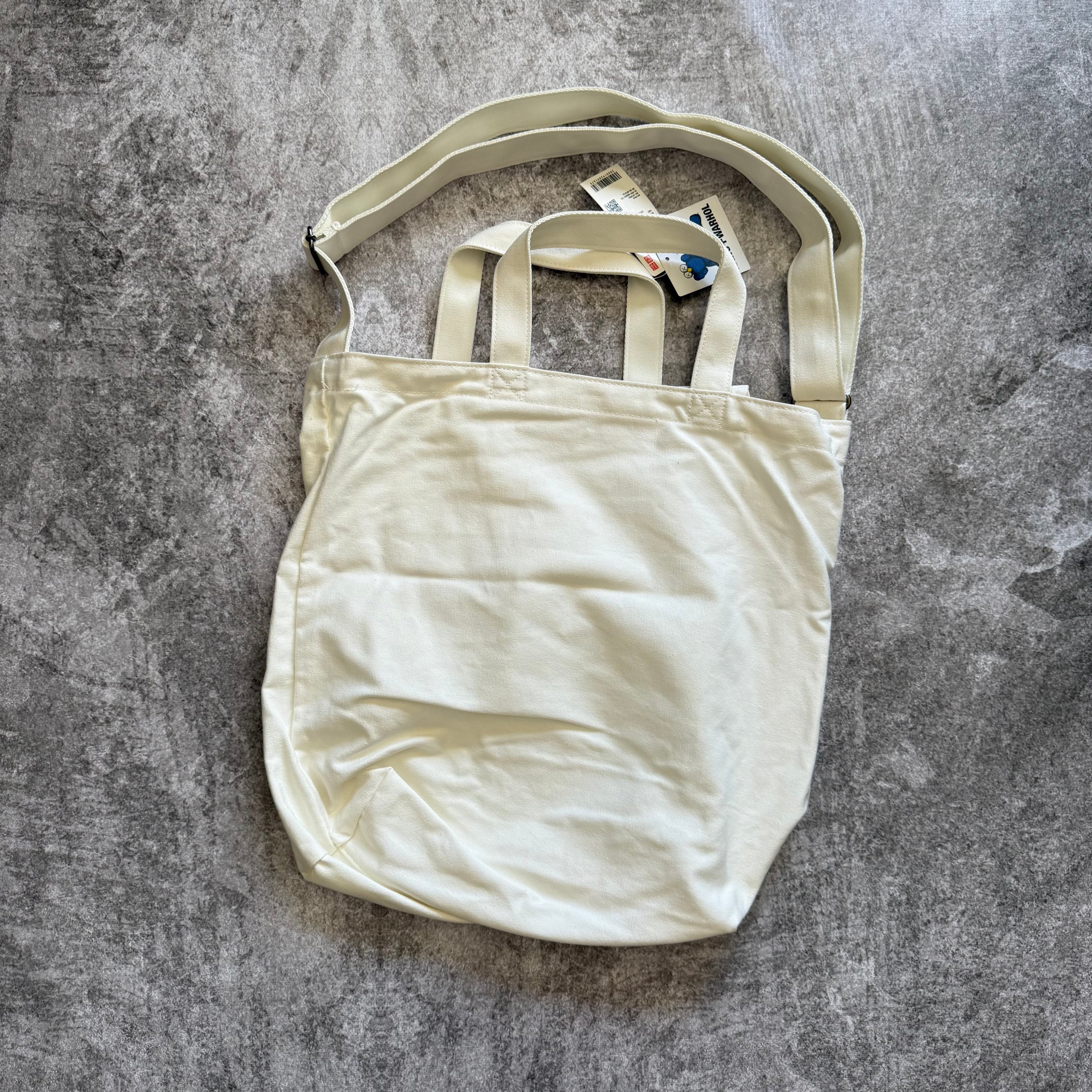 Tote bag Uniqlo x Kaws + Warhol