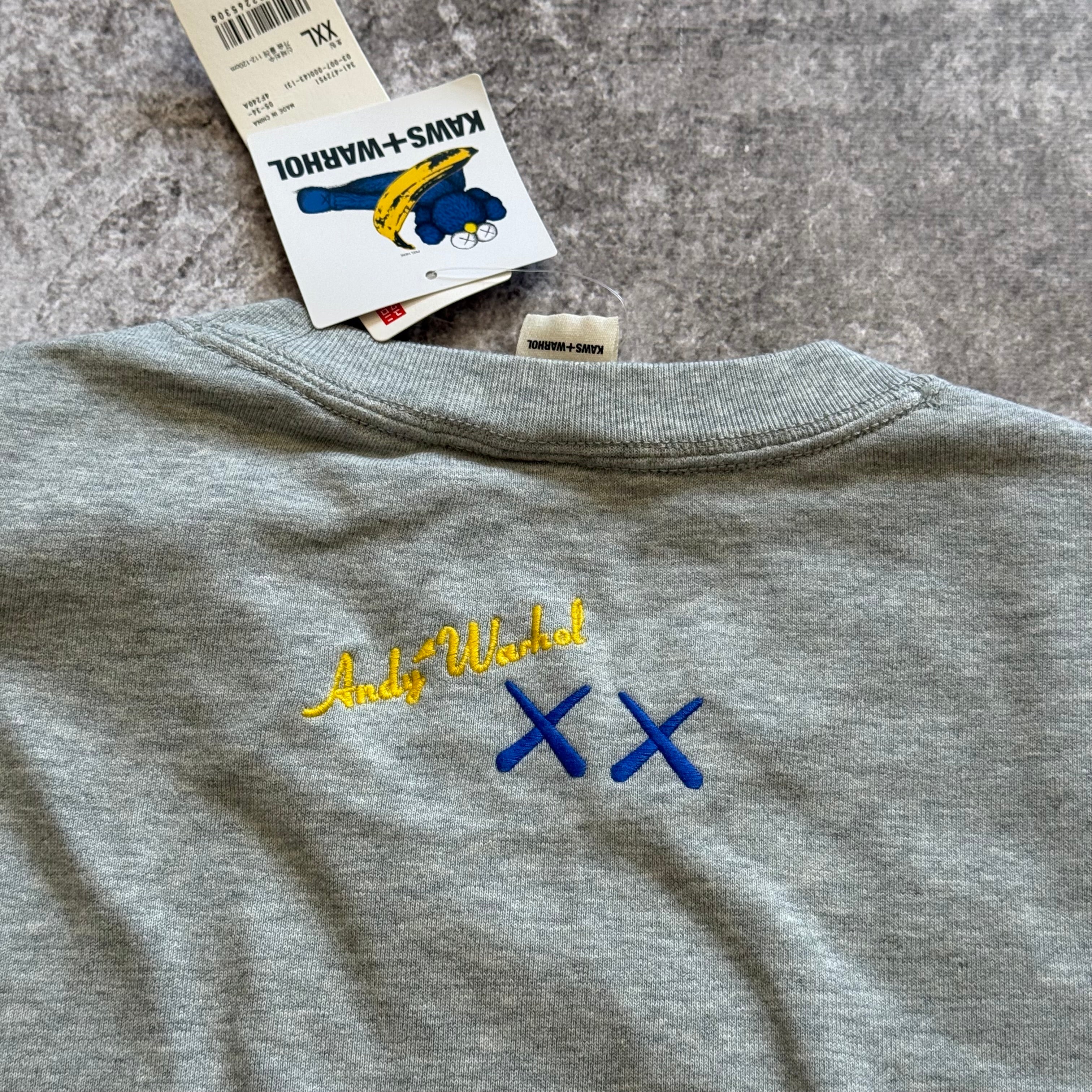 Sweatshirt KAWS x Uniqlo Warhol "banana" - Asia sizing