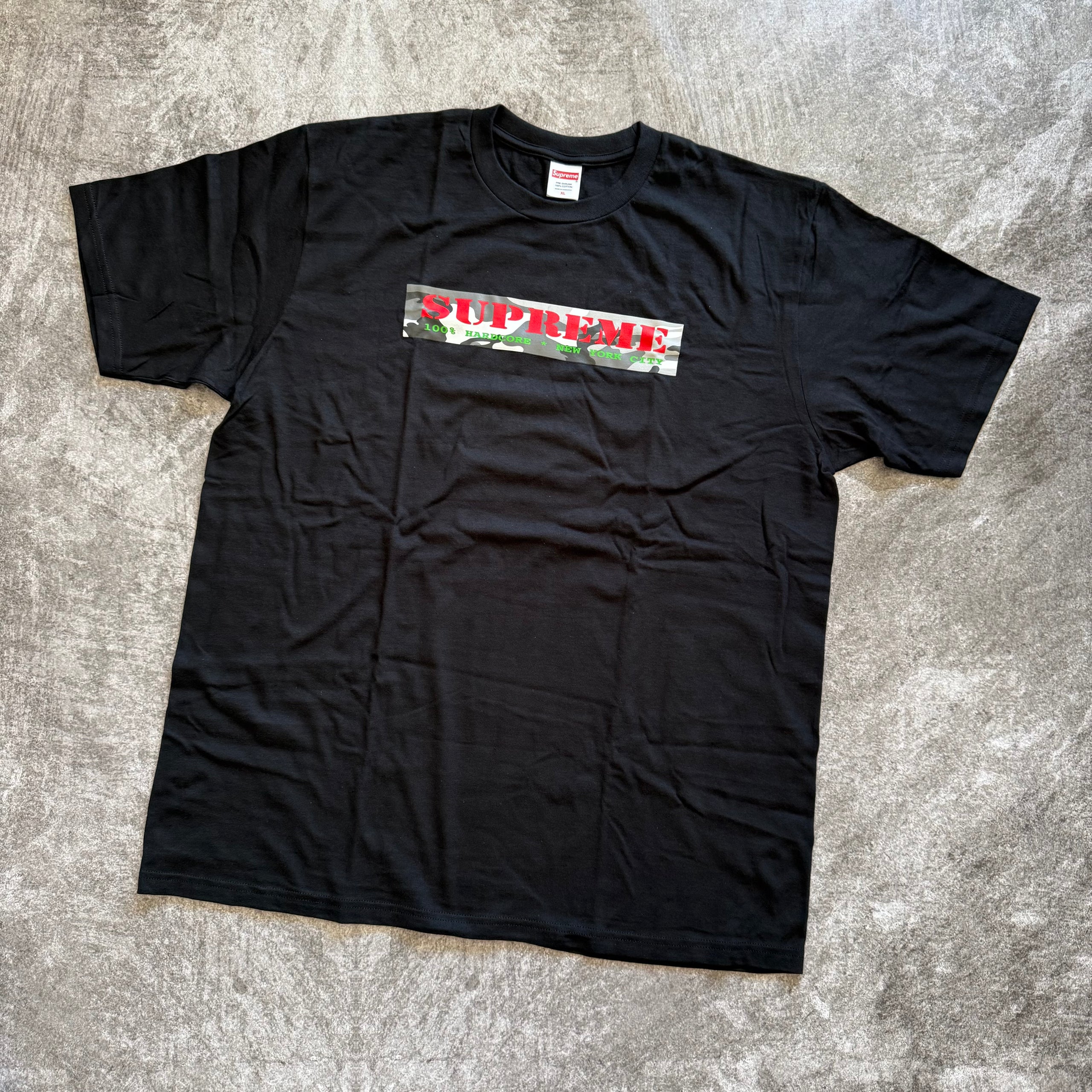 Supreme "Hardcore" Tee - Black