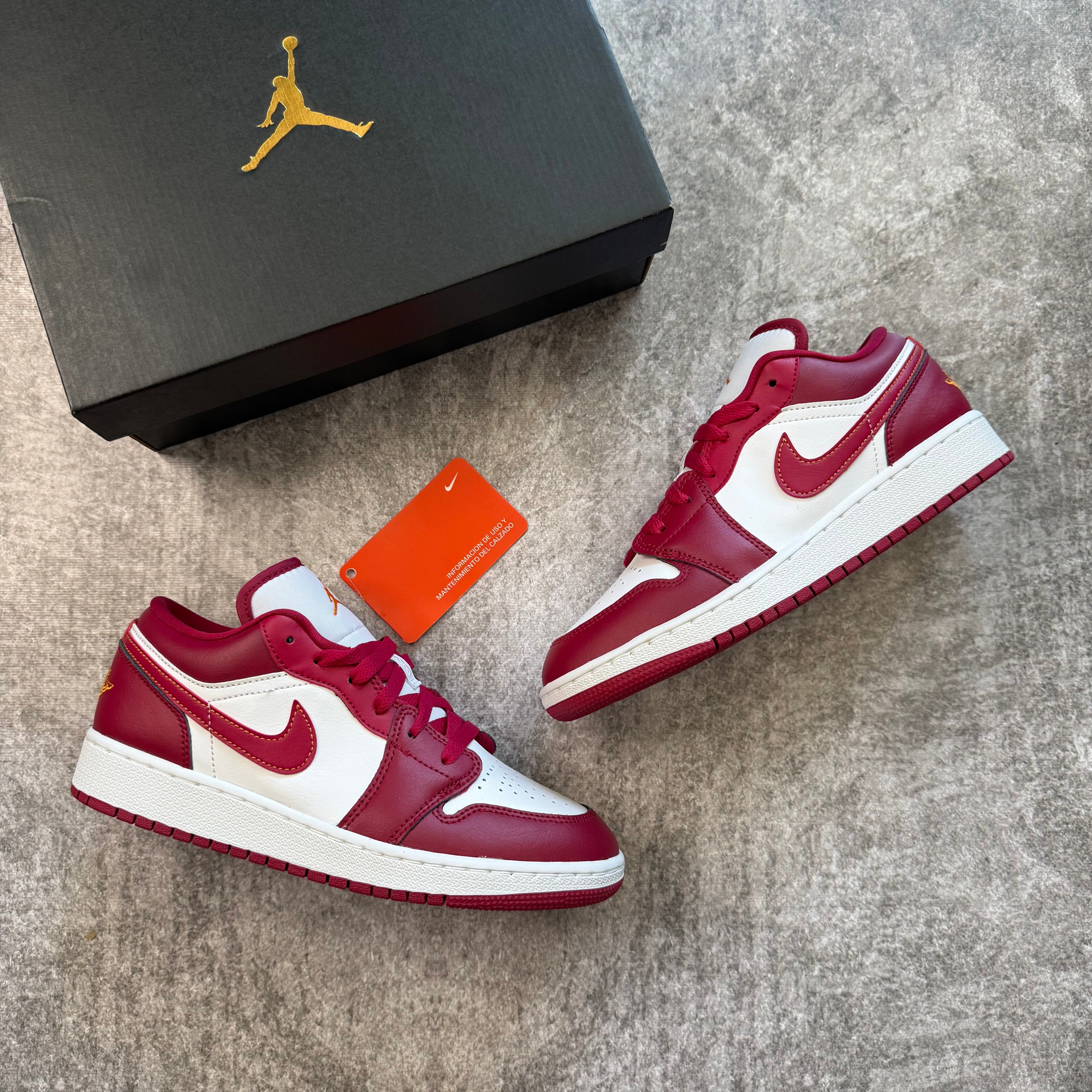 Jordan 1 Low Cardinal red (GS)