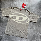 Remera Diesel "t-boxt-bleach" - Grey