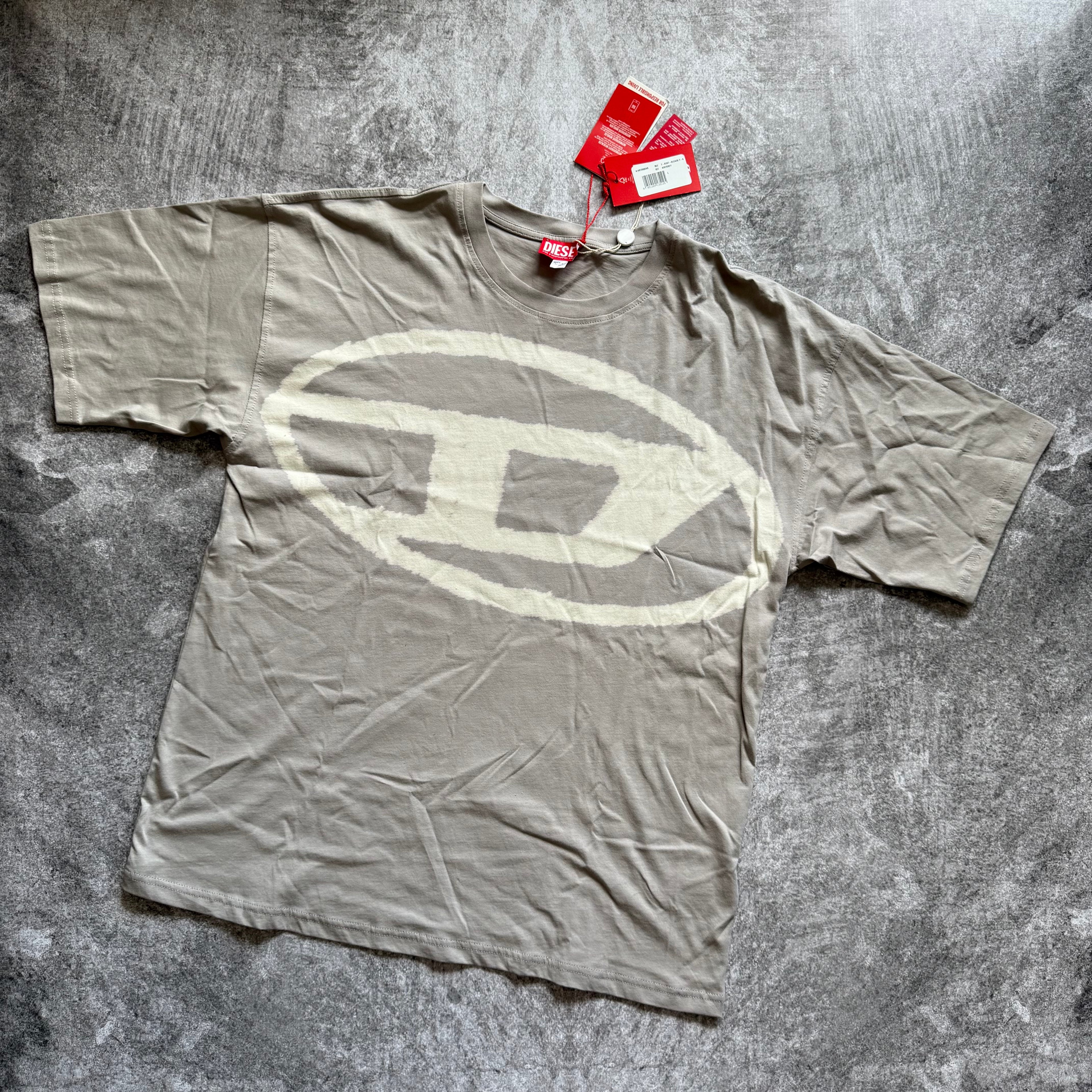 Remera Diesel "t-boxt-bleach" - Grey