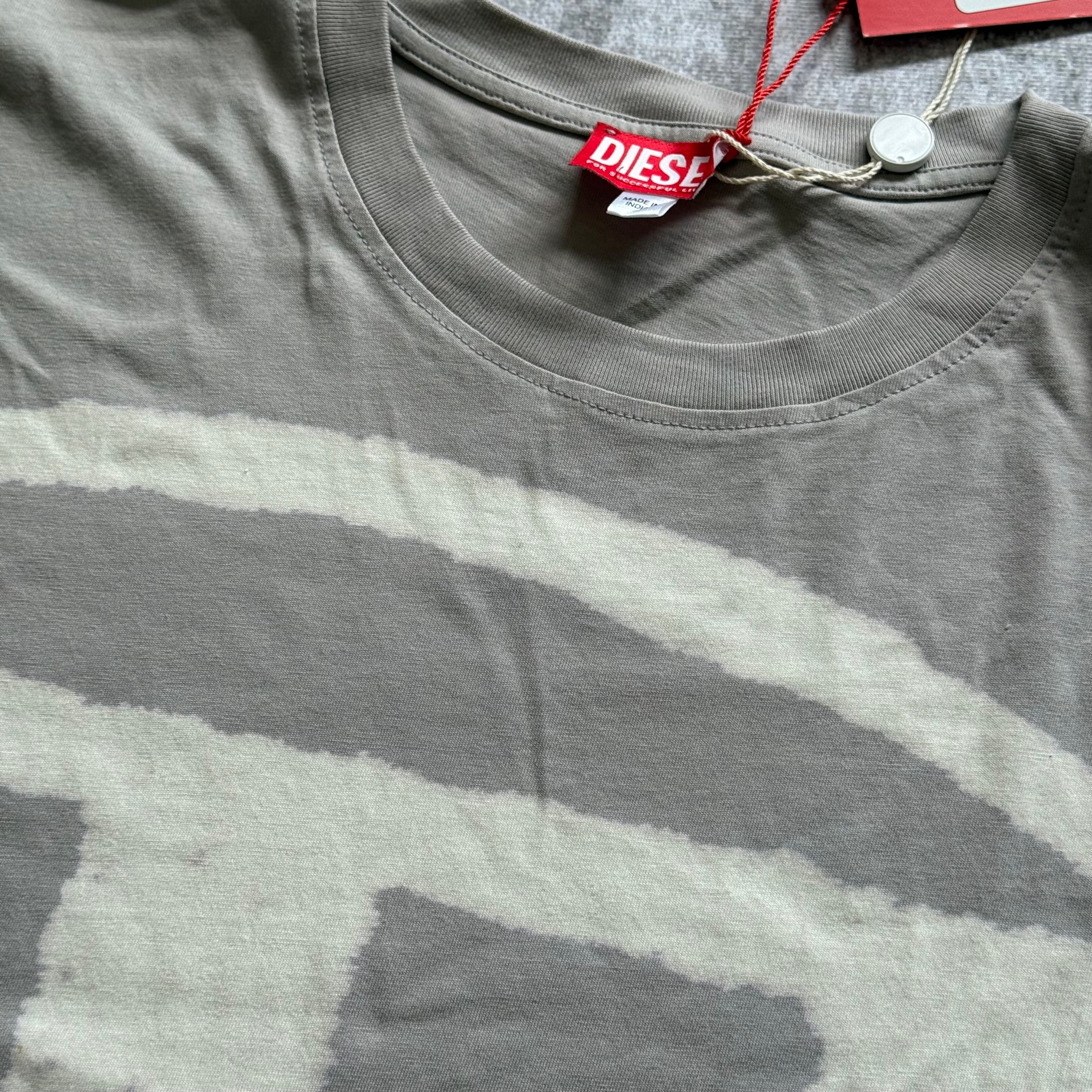 Remera Diesel "t-boxt-bleach" - Grey