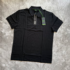 Remera Hugo Boss "Paddy polo logo placket" - Black
