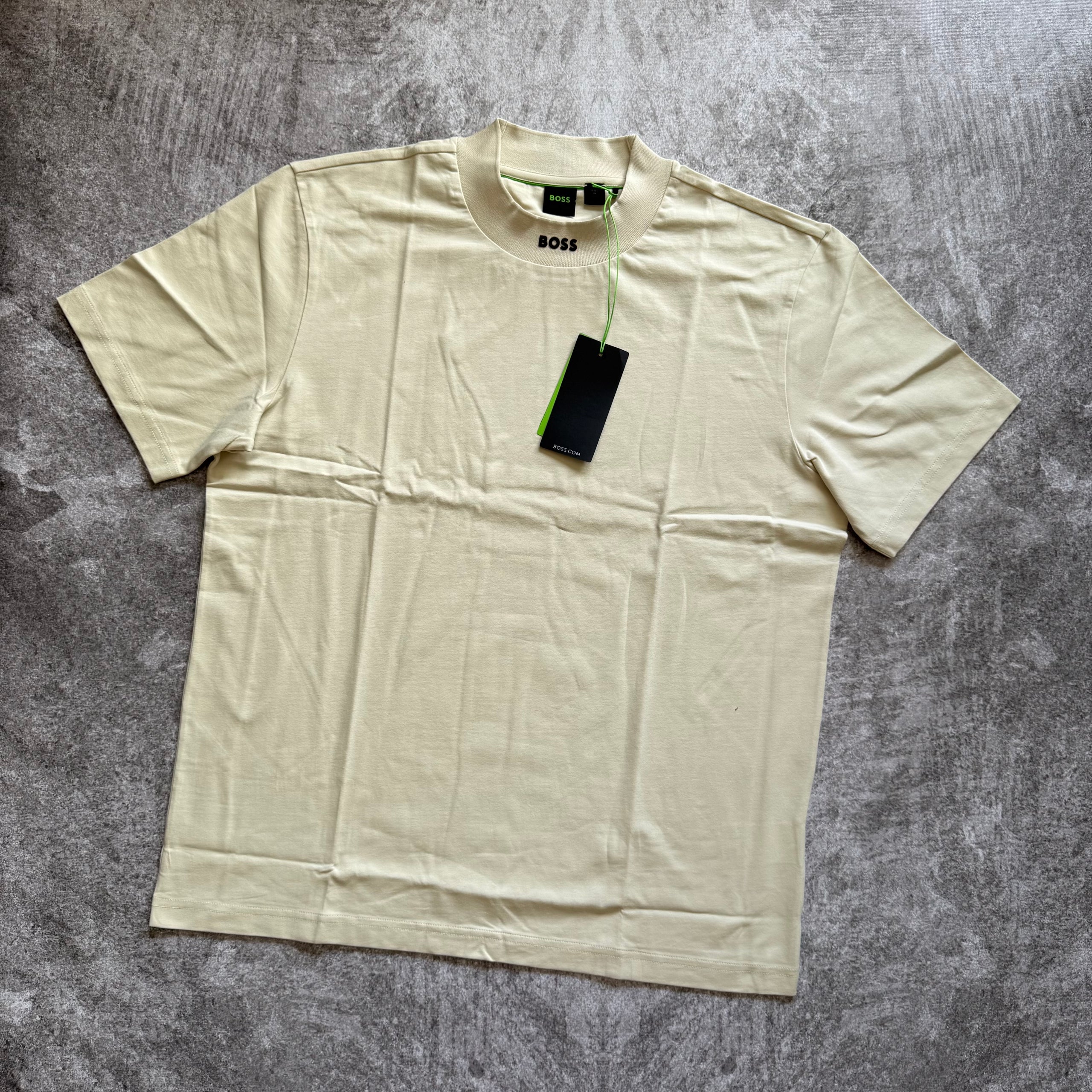 Remera Hugo Boss "Logo-collar cotton" - White