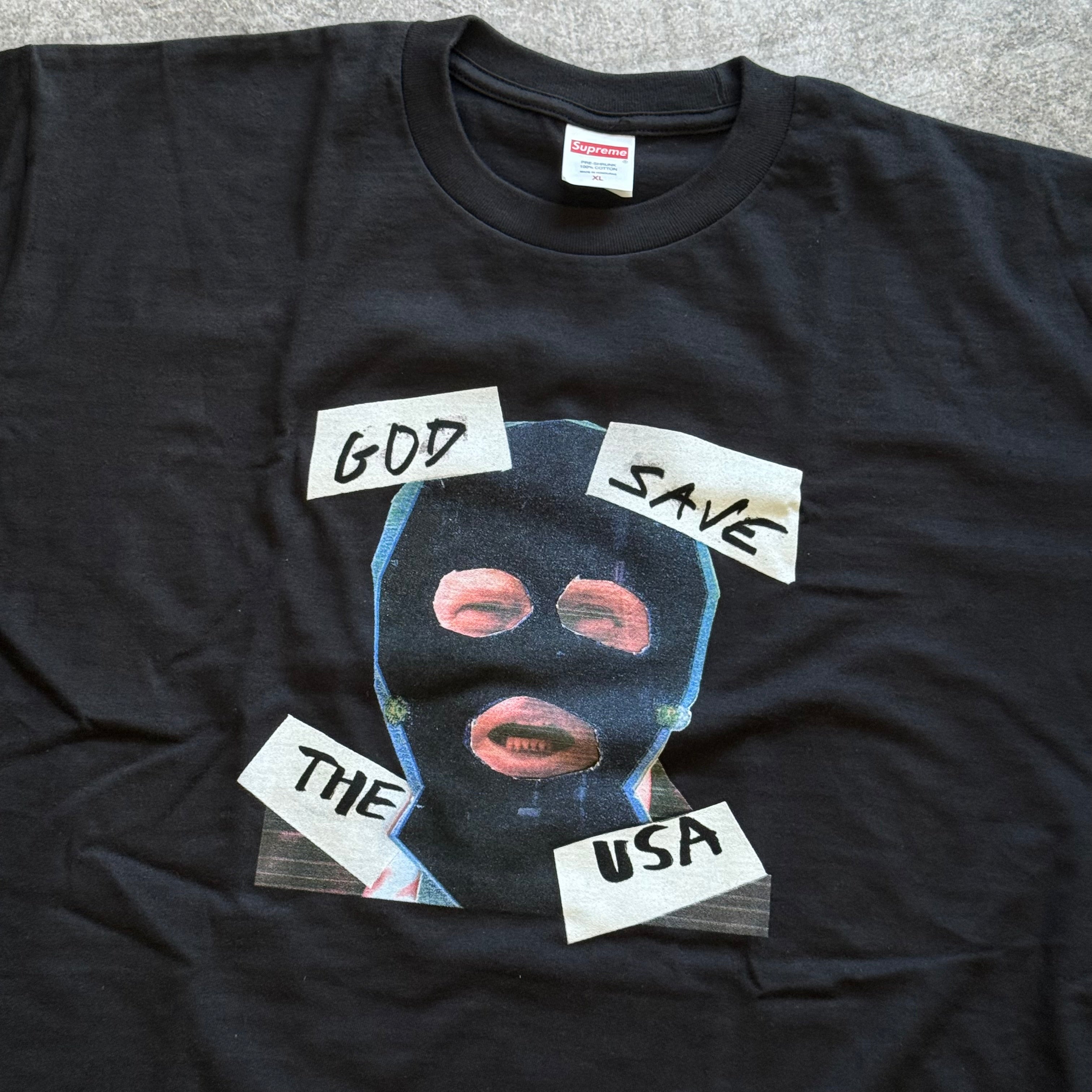 God Save Us Tee Supreme - Black