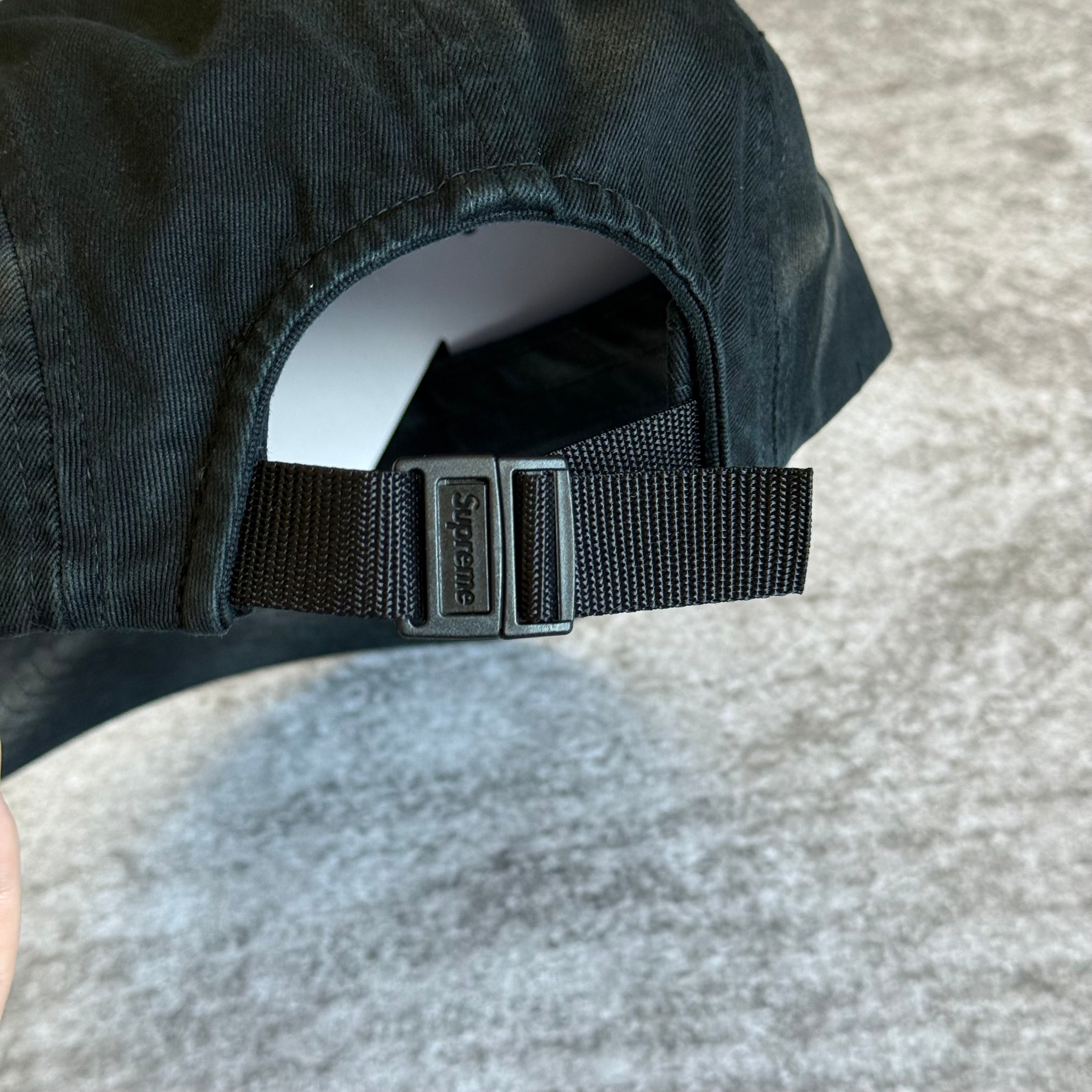 Overdyed Camp Cap Supreme - Black