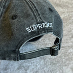 Pigment Coated S Logo 6-Panel Supreme - Black