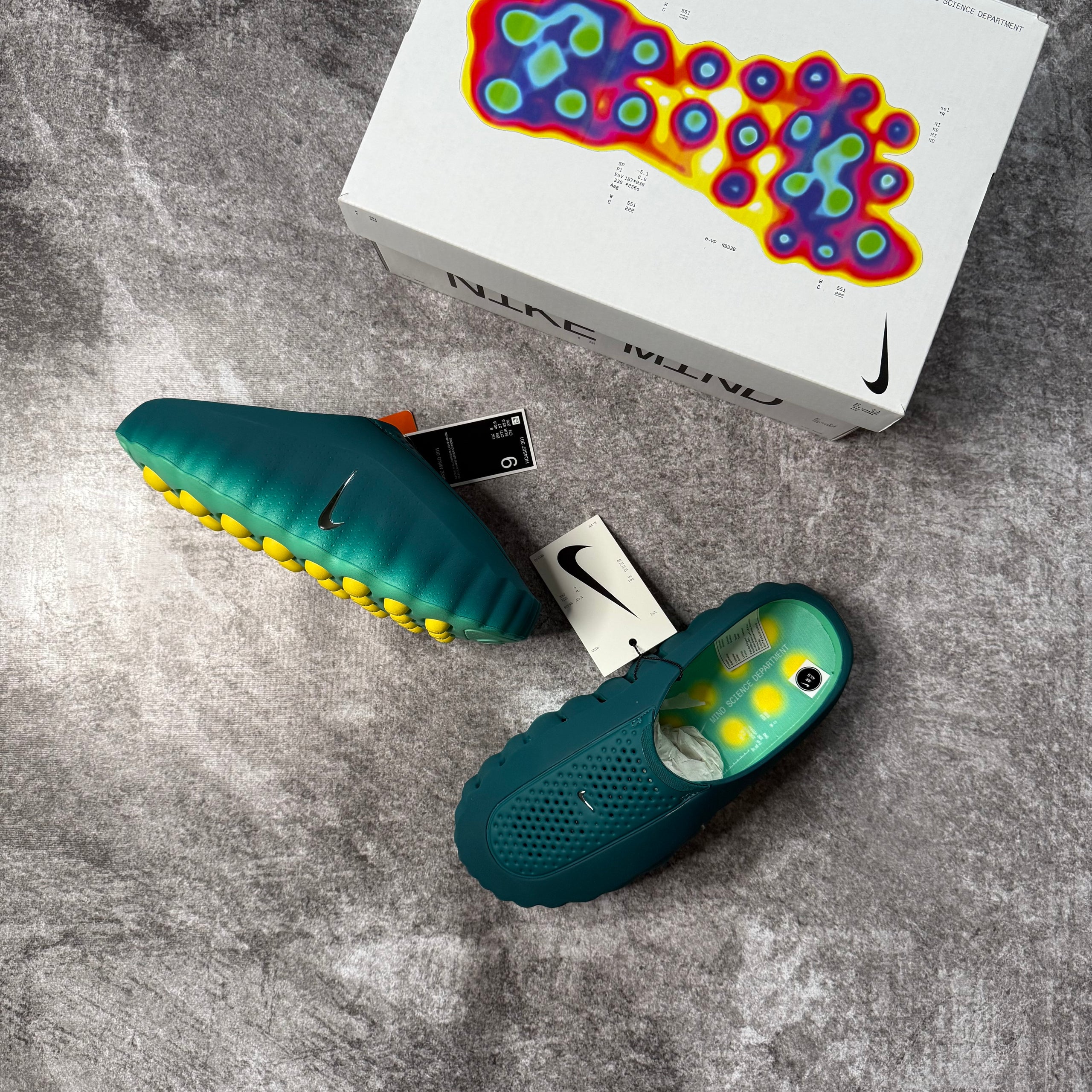 Nike Mind 001 Slide "Geode teal light menta"
