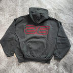 Essentials Heavy Fleece 90s Hoodie - Iron