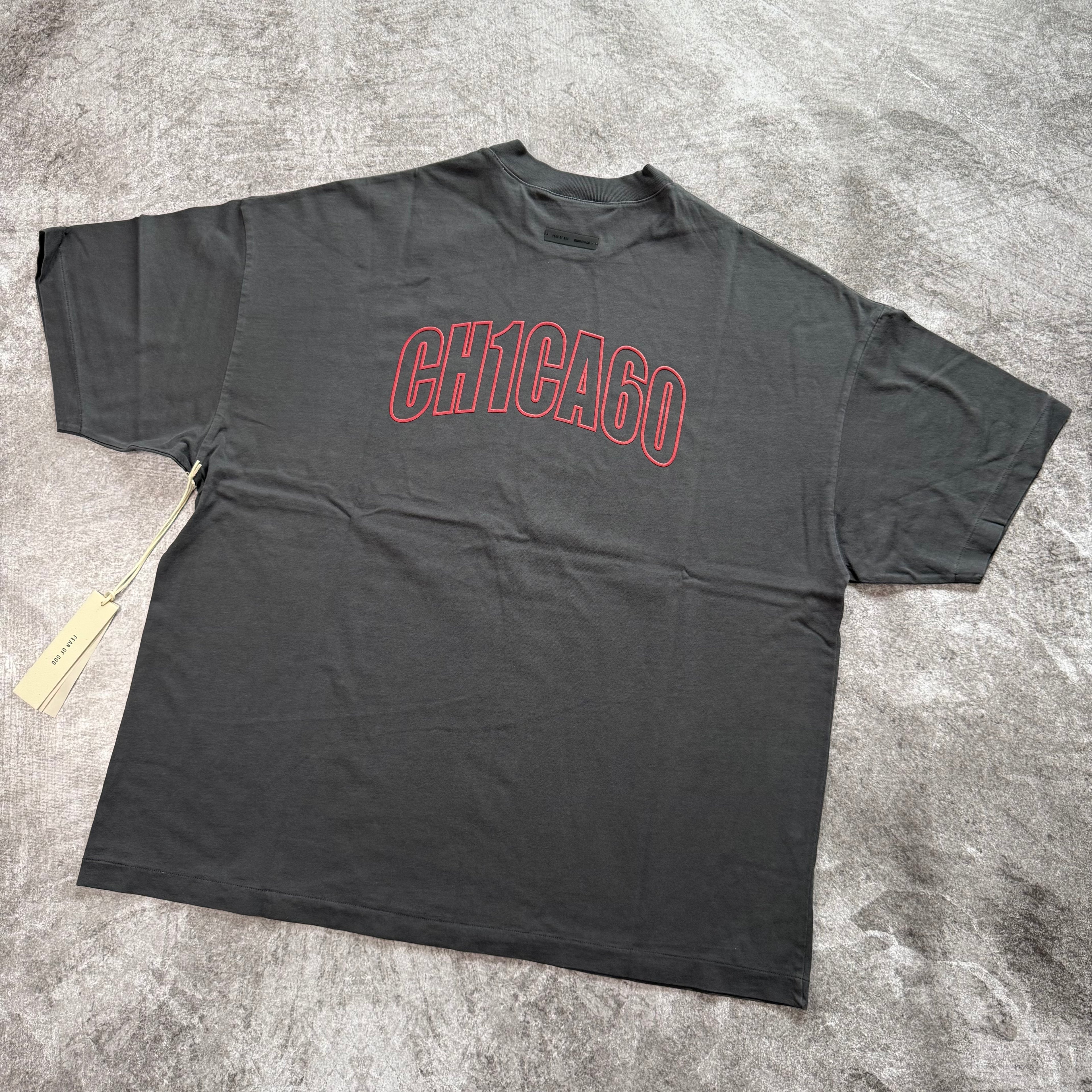 Essentials Chicago 90s Tee - Iron Grey
