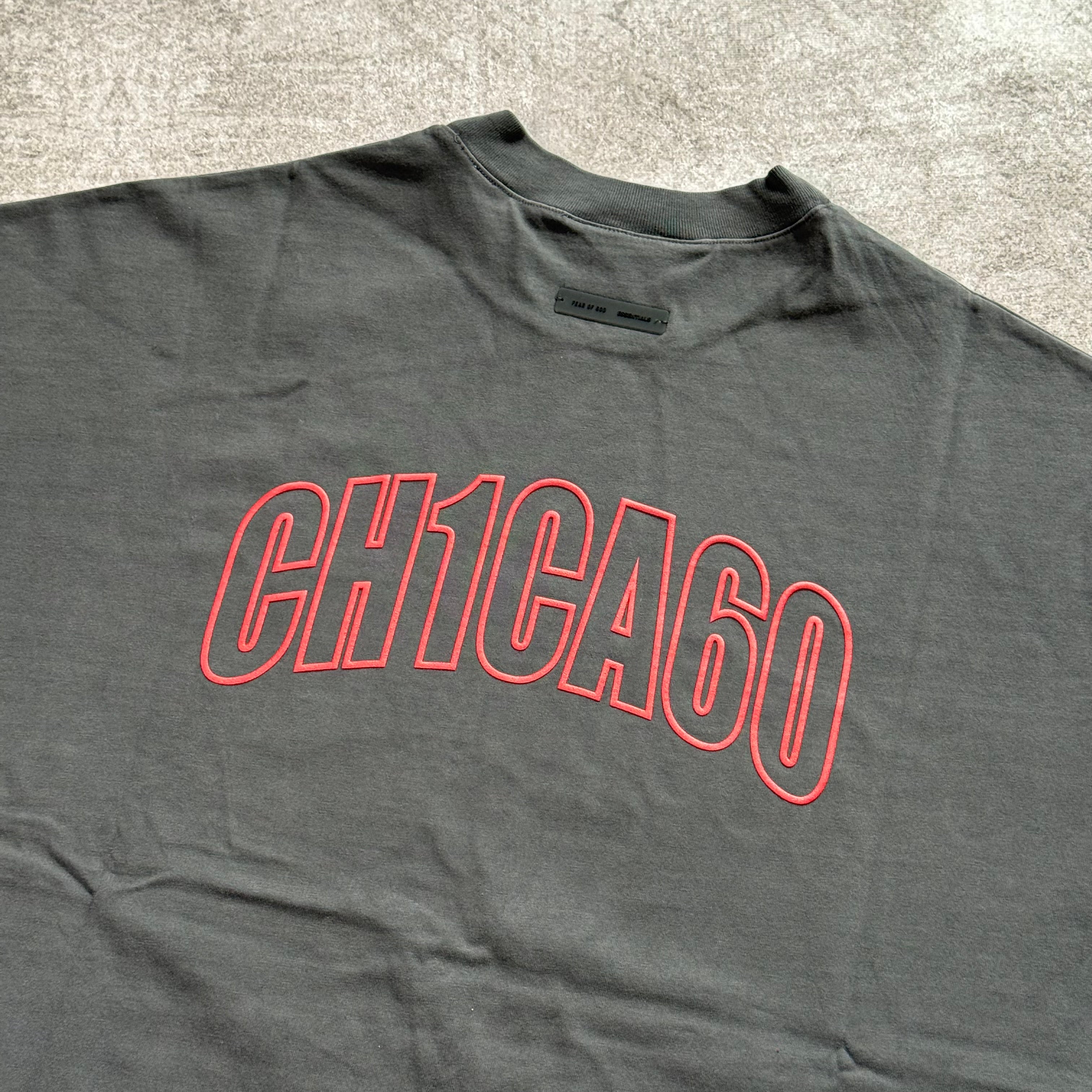 Essentials Chicago 90s Tee - Iron Grey