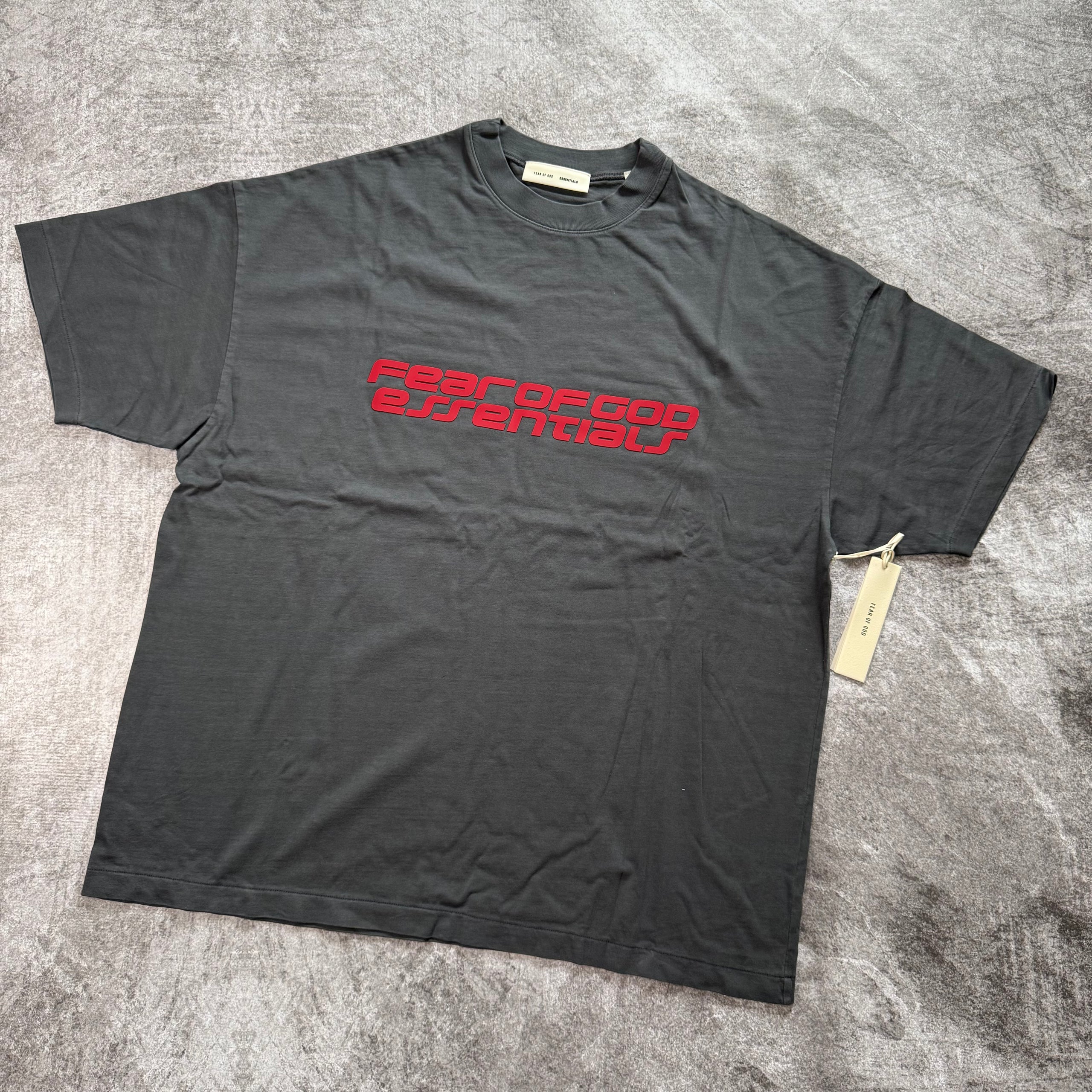 Fear of God Essentials 90s Tee - Iron Grey