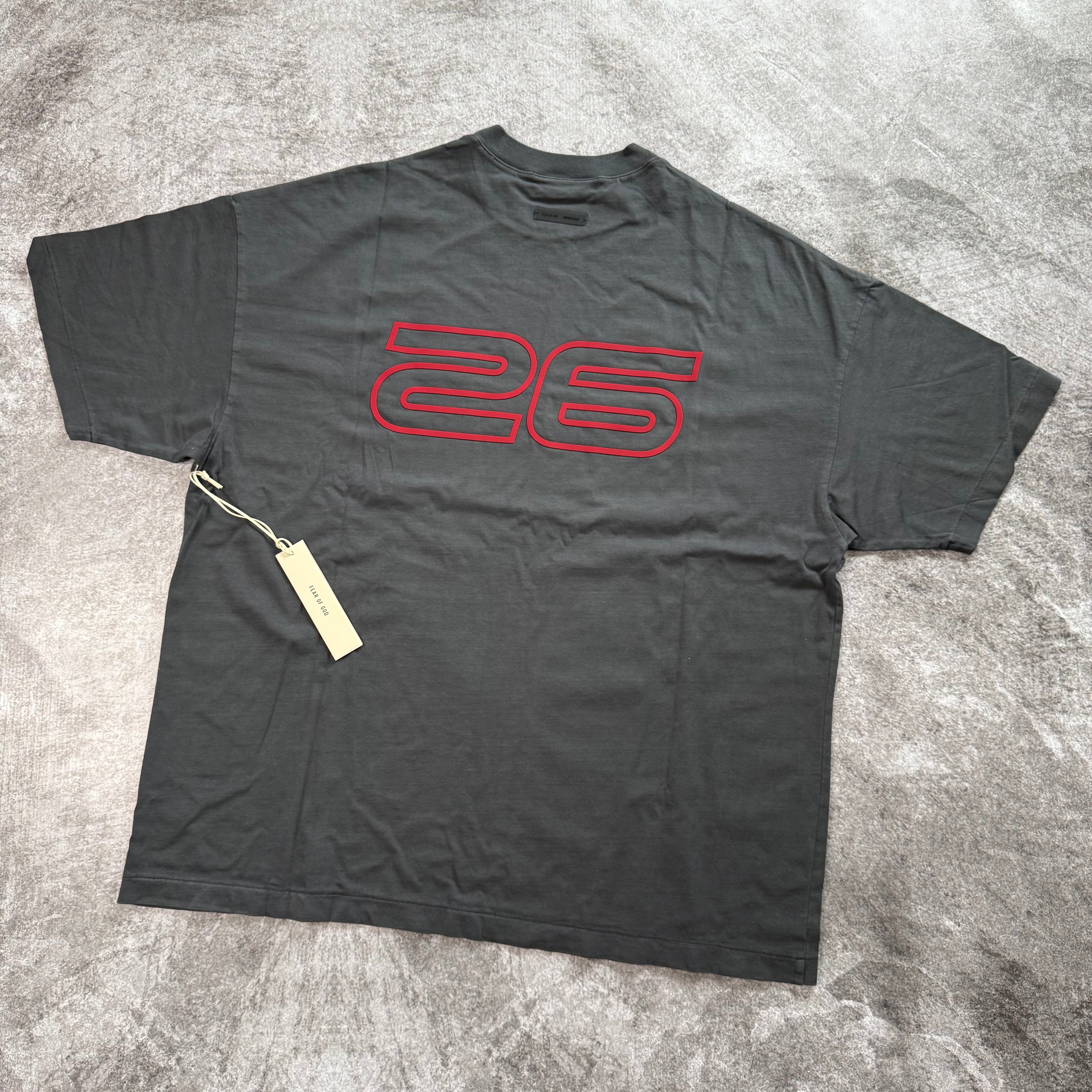Fear of God Essentials 90s Tee - Iron Grey