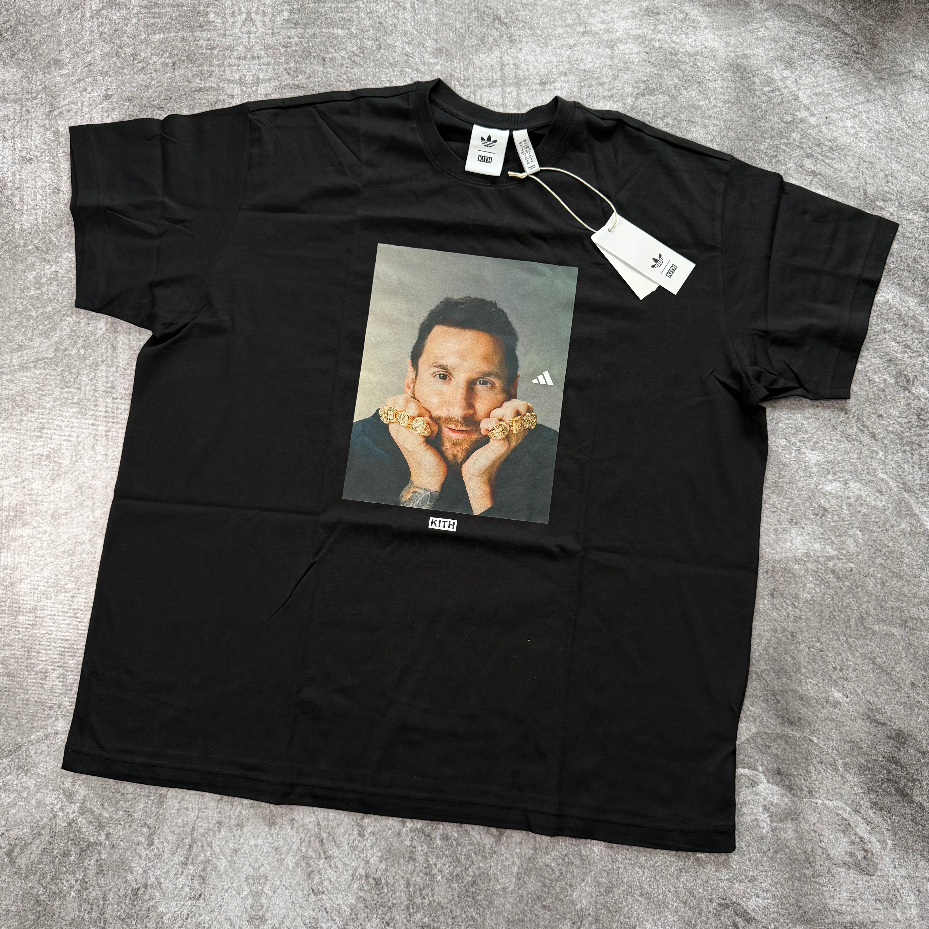 Kith & Messi for adidas Football Graphic Tee - Black