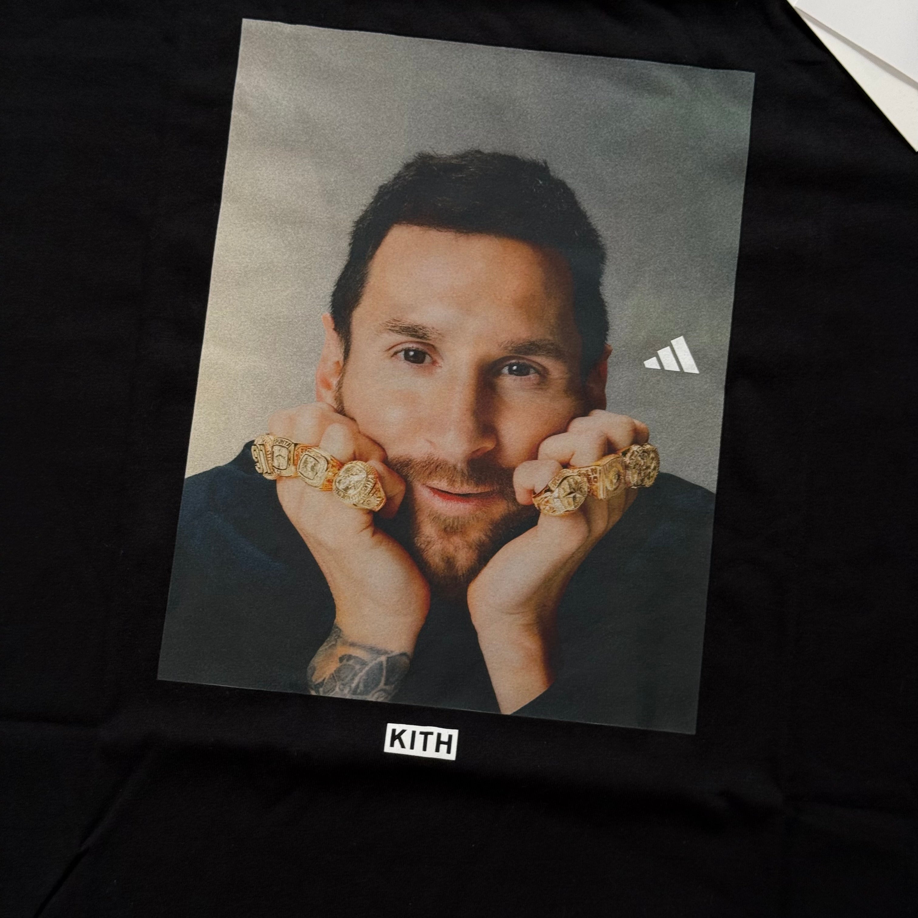 Kith & Messi for adidas Football Graphic Tee - Black