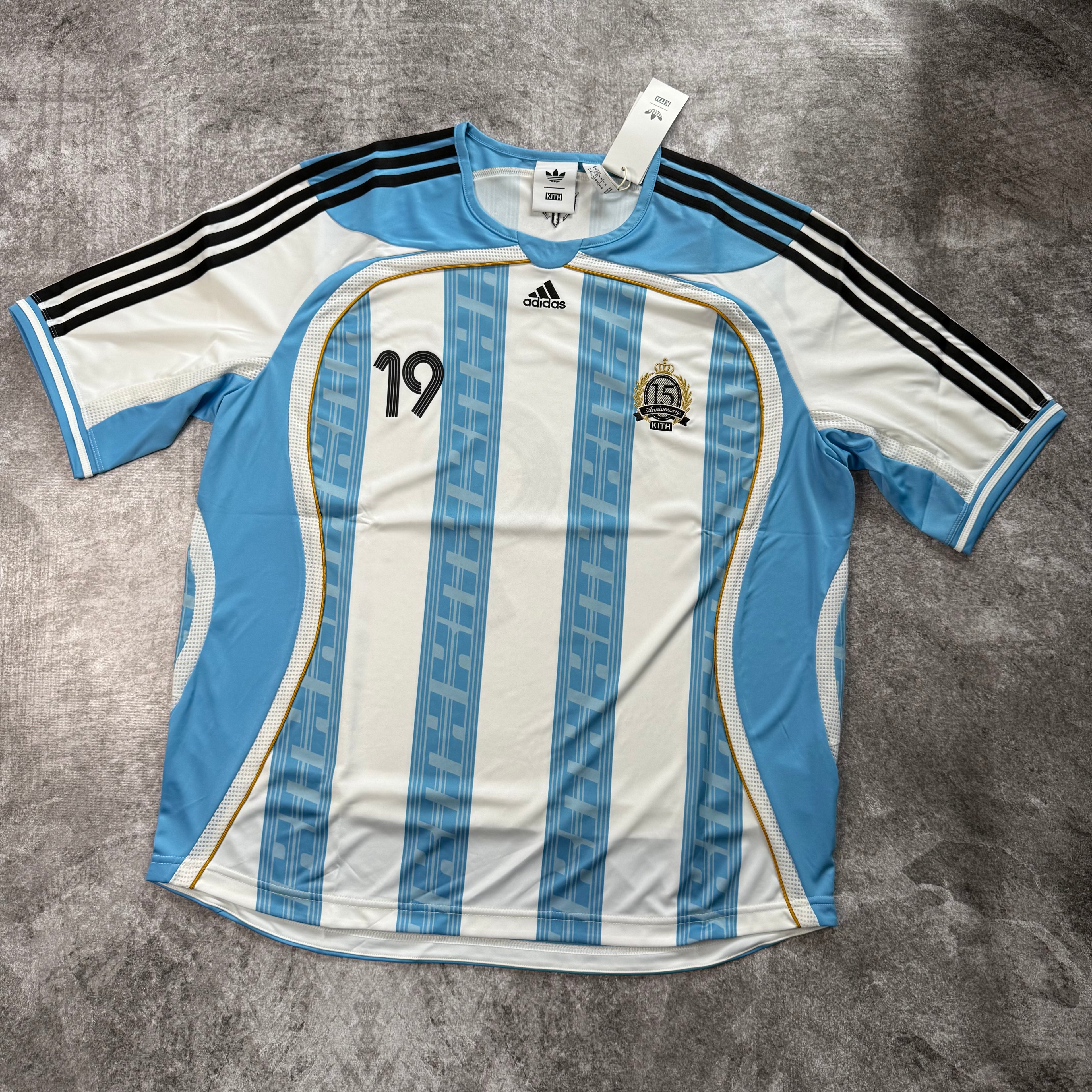 Kith & Messi for adidas Football Jersey - Blue / White