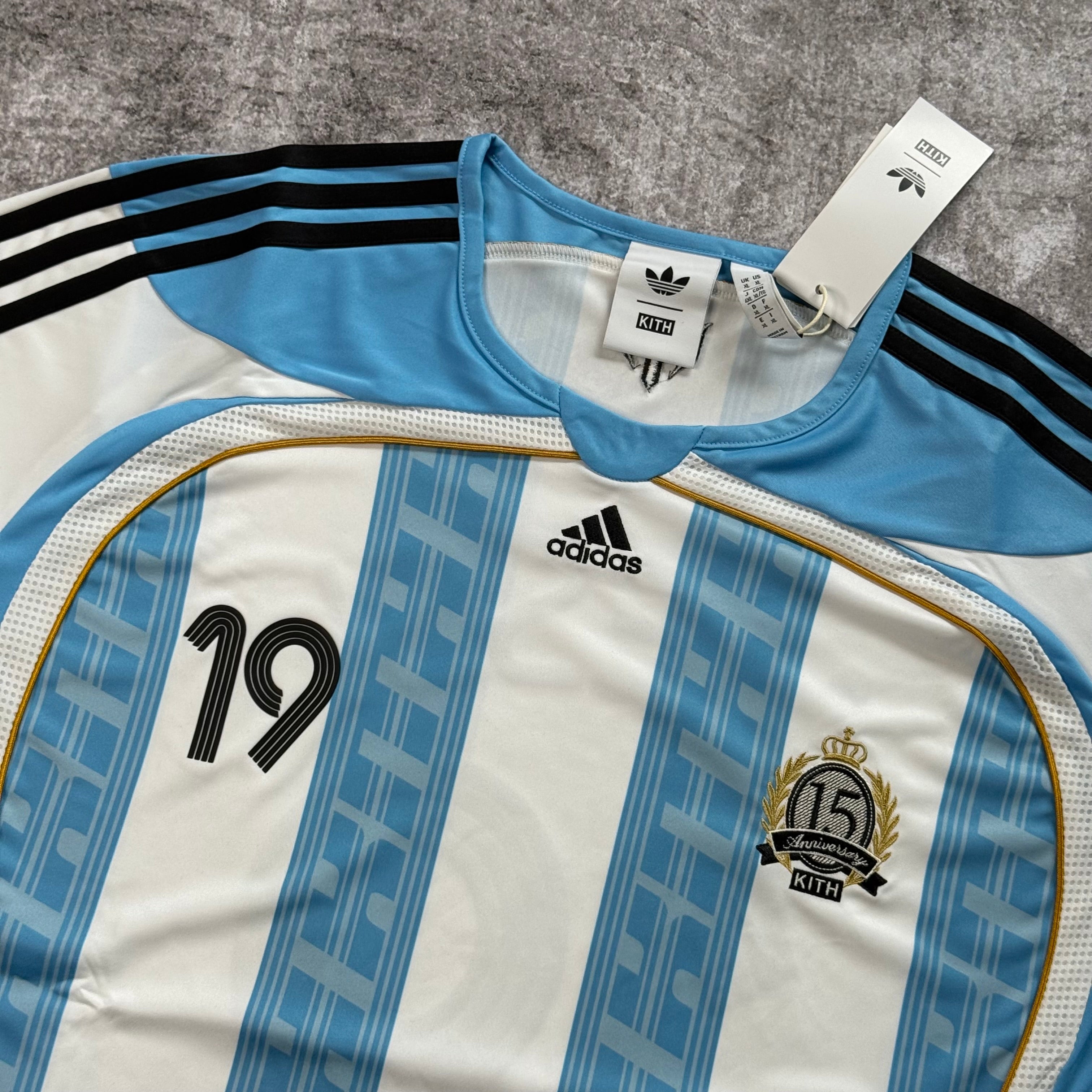 Kith & Messi for adidas Football Jersey - Blue / White