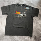 Remera Kith for Back to the Future DeLorean Vintage Tee - Black