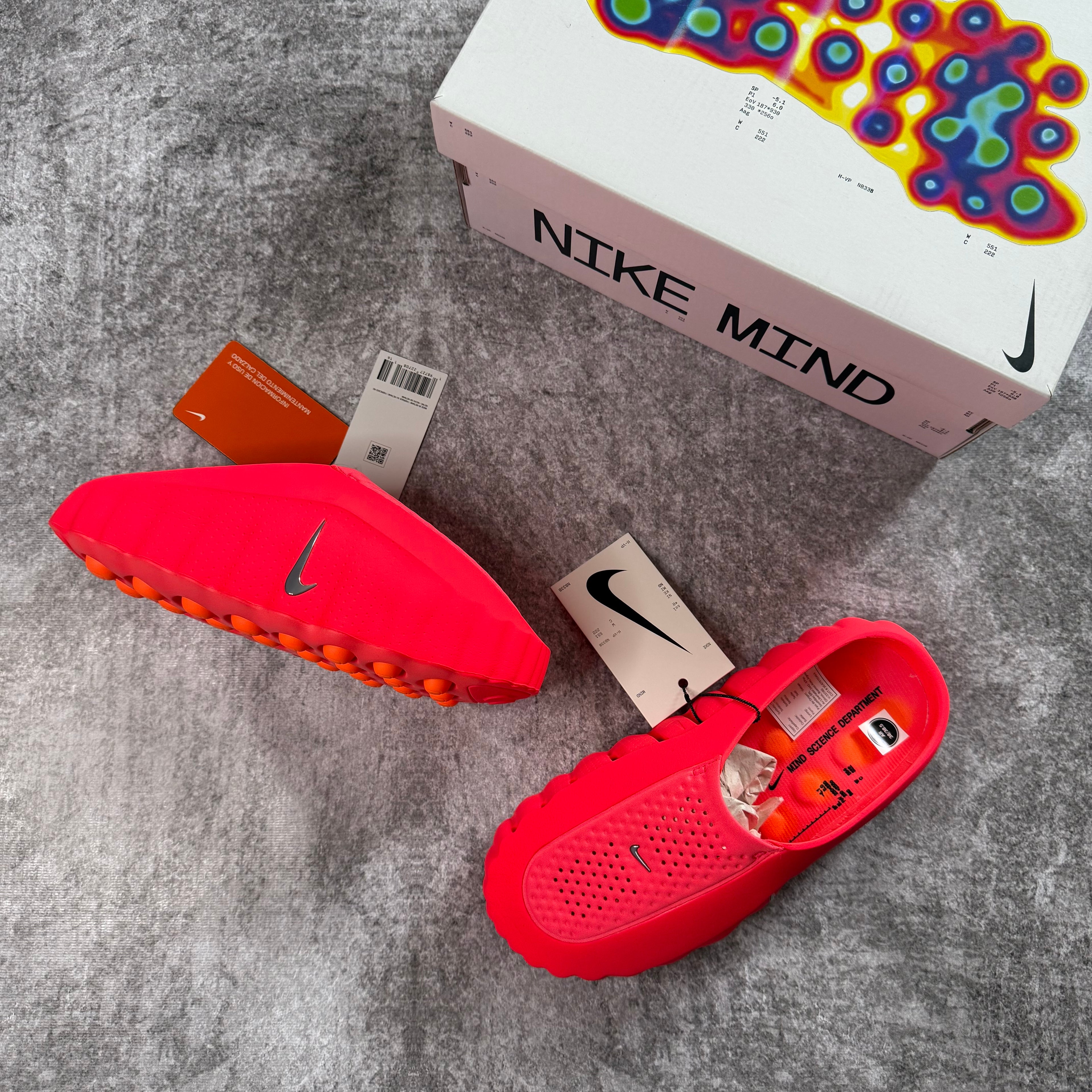 Nike Mind 001 Slide Solar Red (Women's)