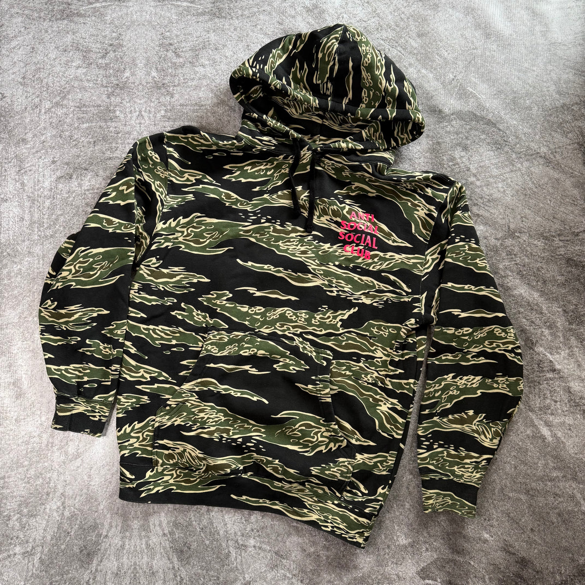 Hoodie Anti Social Social Club - Camo/Pink (USED)