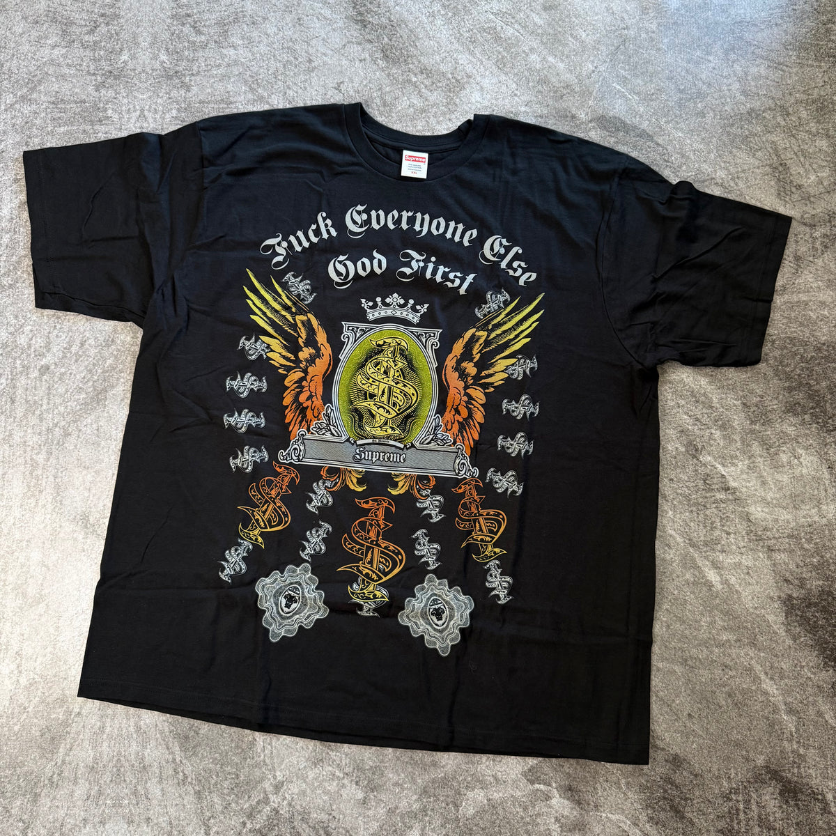 Remera Supreme "Money Tee" - Black