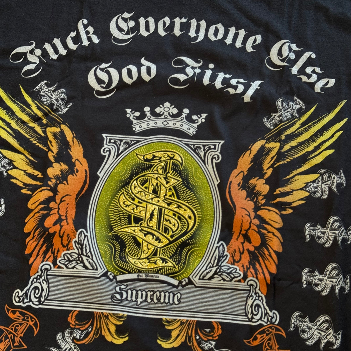 Remera Supreme "Money Tee" - Black