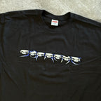 Remera Supreme "Skulls Spellout Tee" - Black