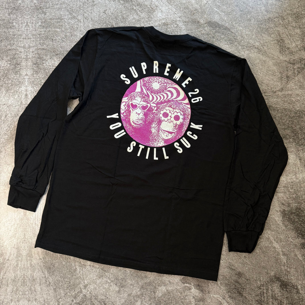 Remera Supreme "You Still Suck L/S Tee" - Black