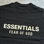 Remera Essentials "Classic Short Sleeve Tee" - Jet black