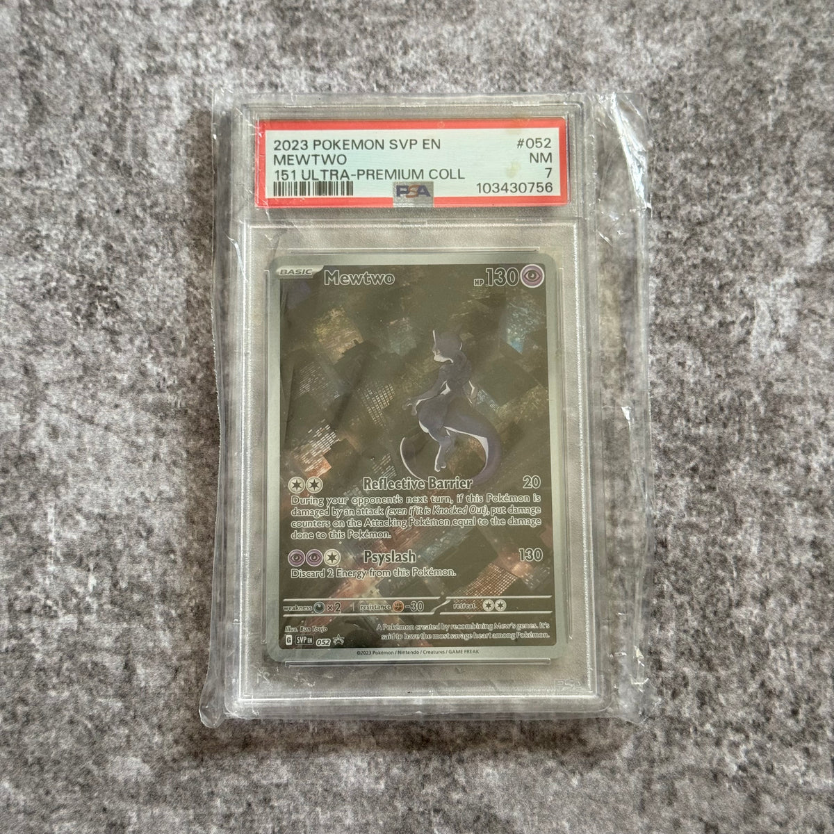 Mewtwo #52 Promo - GRADED PSA 7 (FS)
