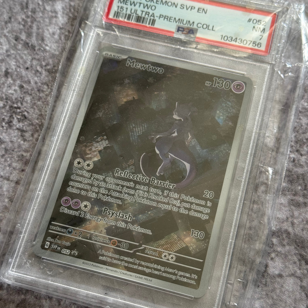 Mewtwo #52 Promo - GRADED PSA 7 (FS)